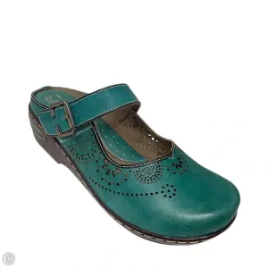 Aneria Clogs By Spring Step In Teal, Size: 11