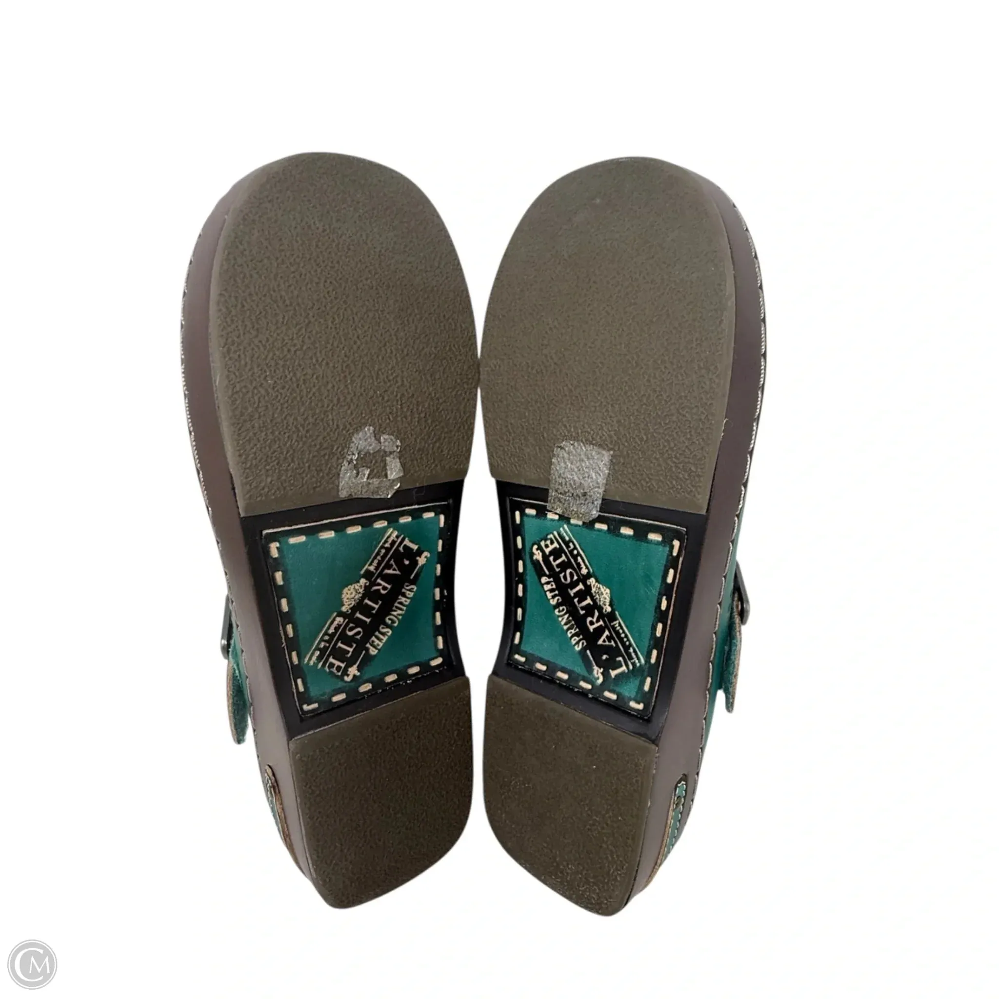 Aneria Clogs By Spring Step In Teal, Size: 11