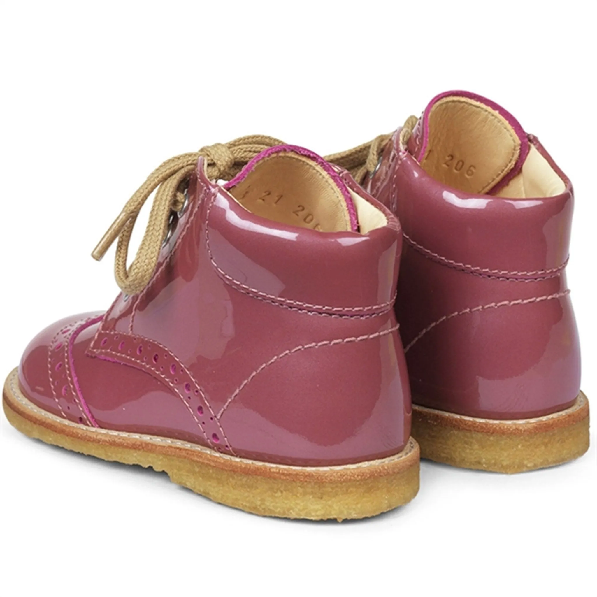 Angulus Beginner Shoes w Lace Rose