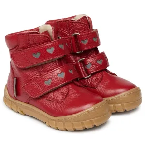 Angulus Beginner Tex-Boots w. Velcro and Reflex Red/Reflex