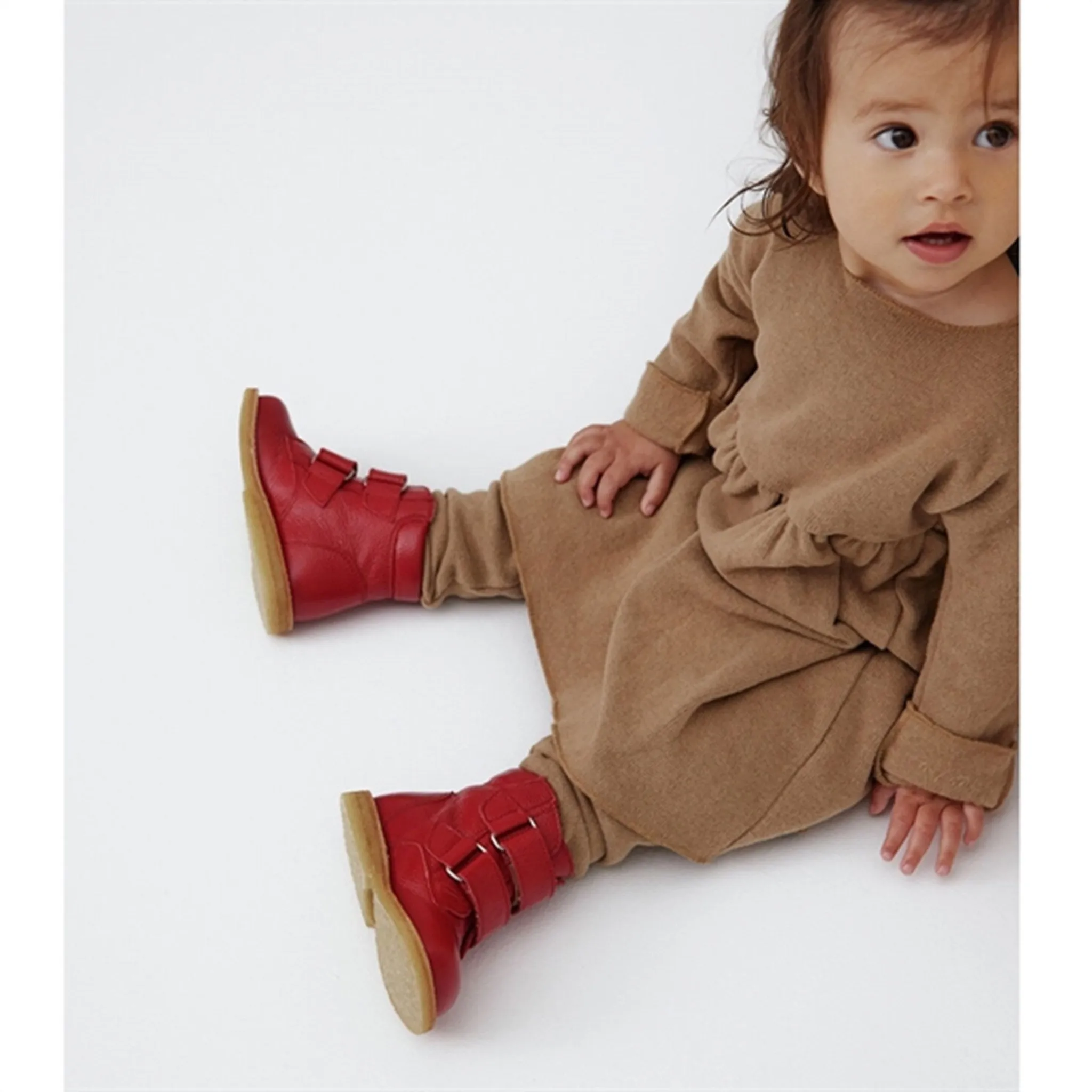 Angulus Beginner TEX Boots w. Velcro Dark Red 2025-101-2568
