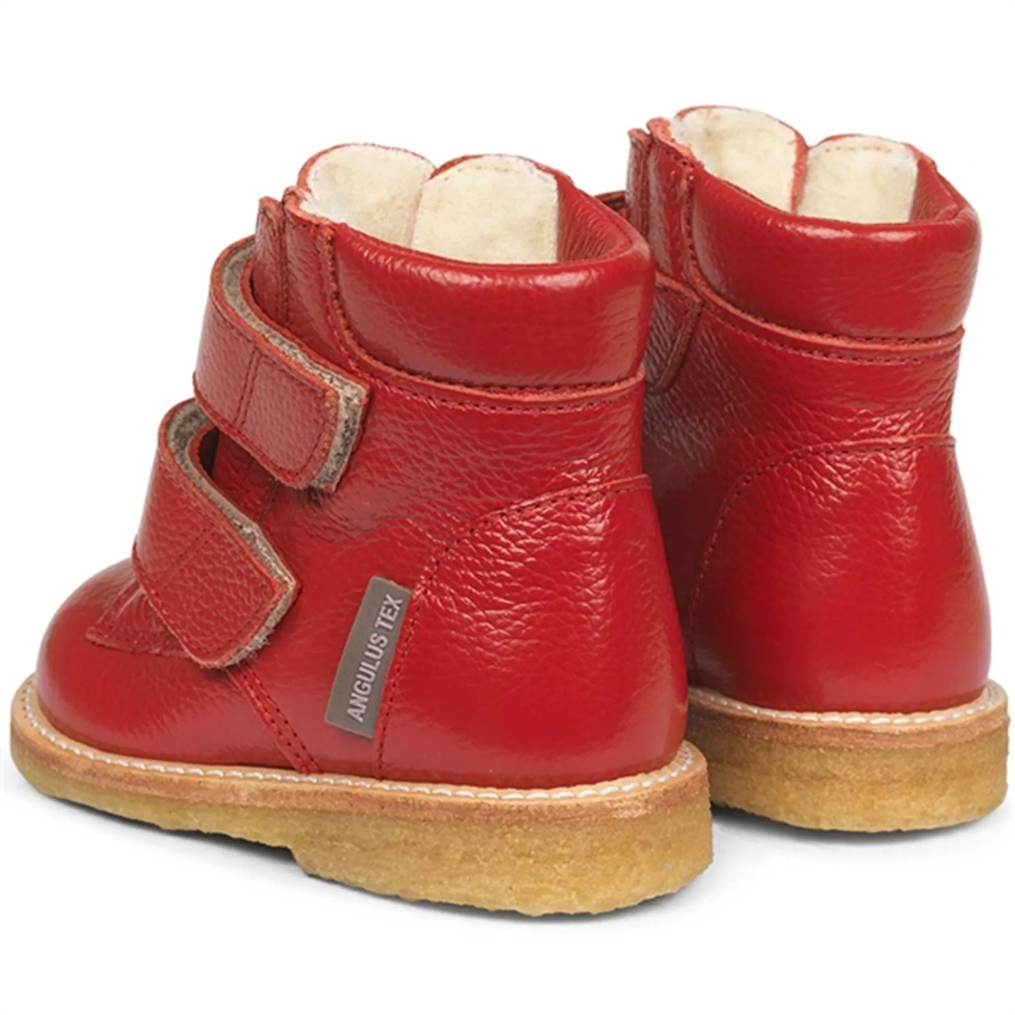 Angulus Beginner TEX Boots w. Velcro Dark Red 2025-101-2568