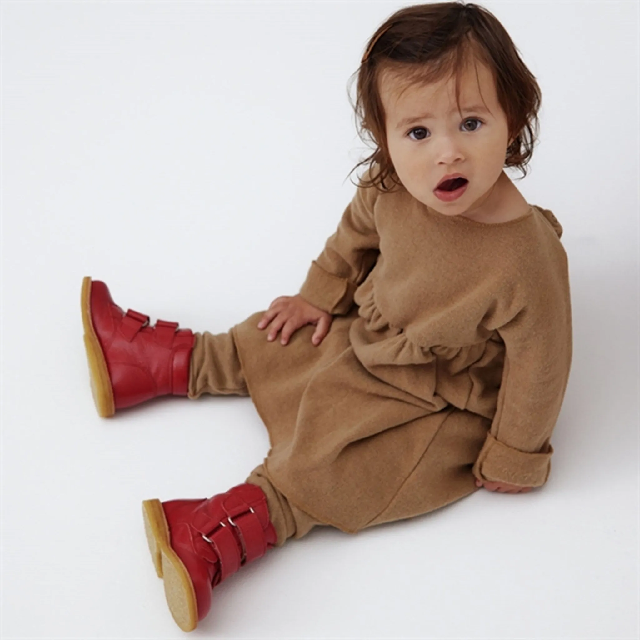 Angulus Beginner TEX Boots w. Velcro Dark Red 2025-101-2568