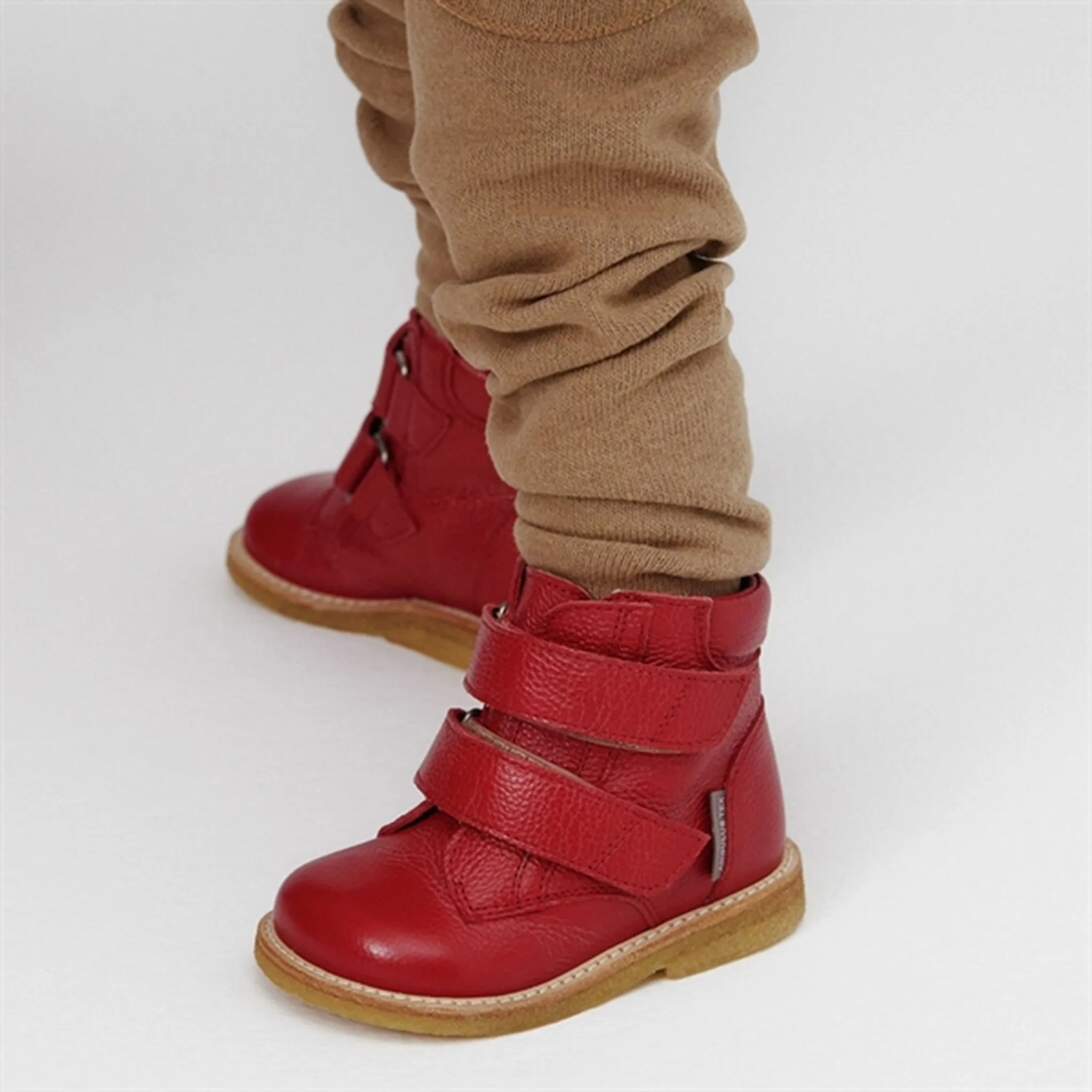 Angulus Beginner TEX Boots w. Velcro Dark Red 2025-101-2568
