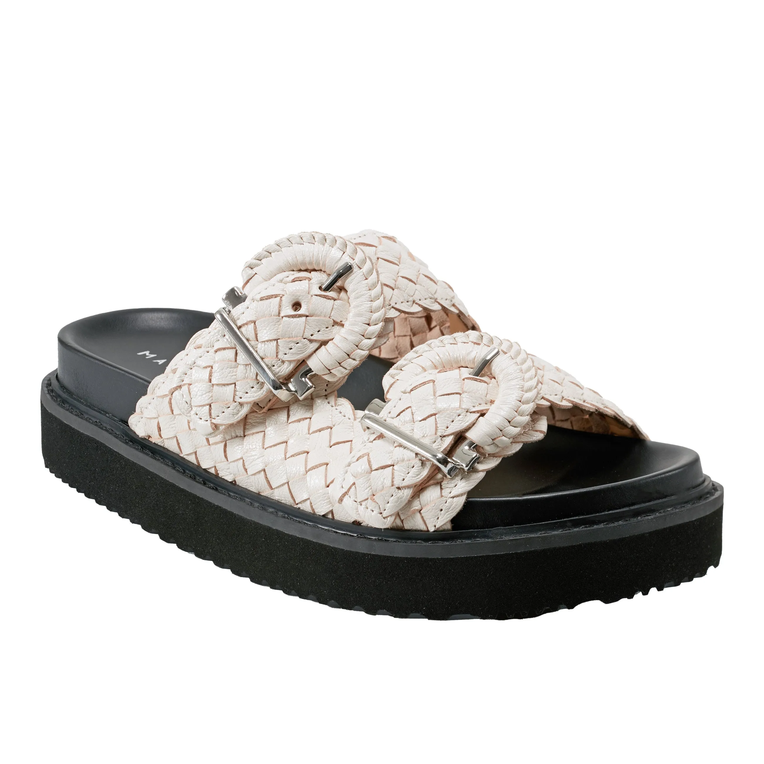 Auggie Woven Footbed Sandal -MARC FISHER