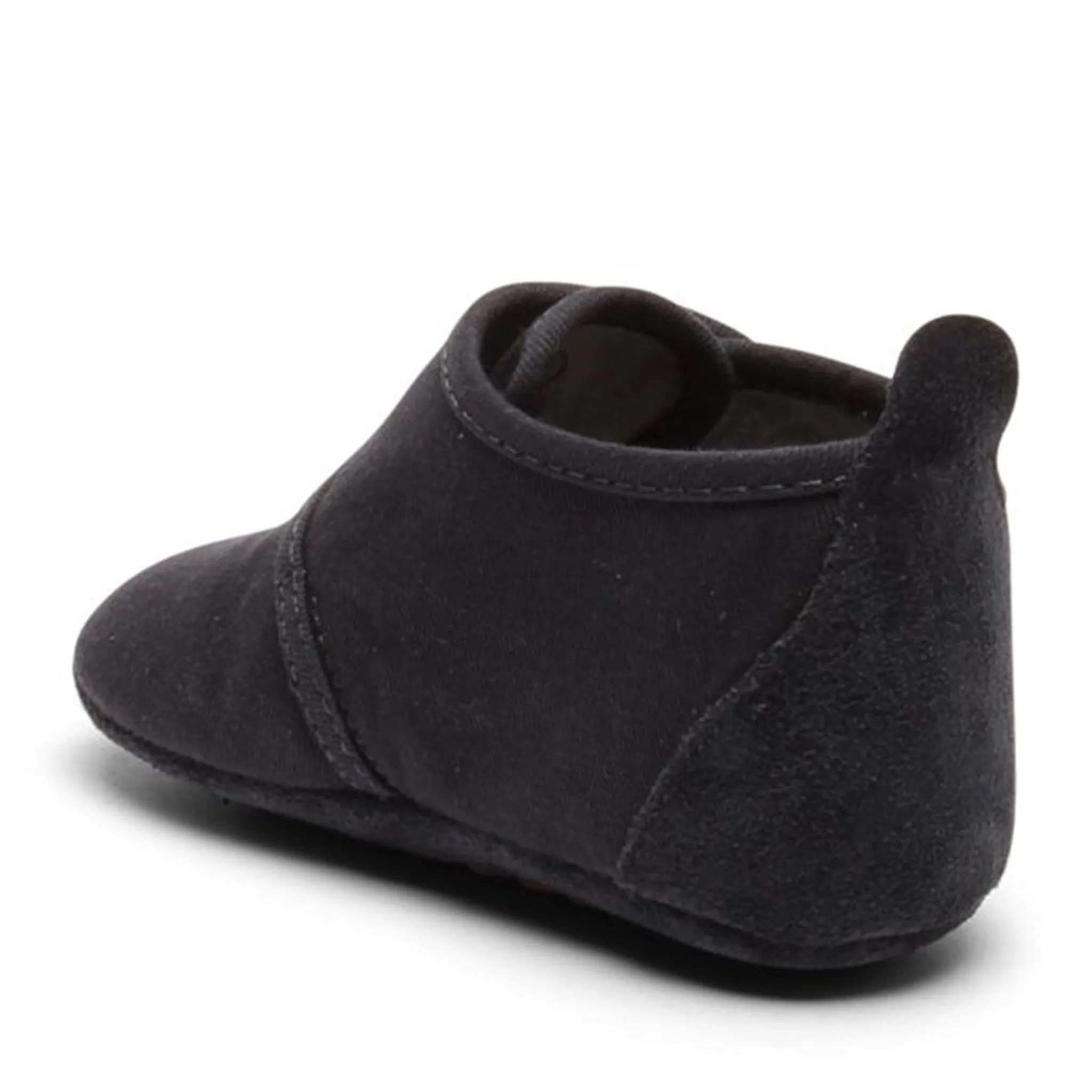 Bisgaard Indoor Shoes Cotton Velcro Navy