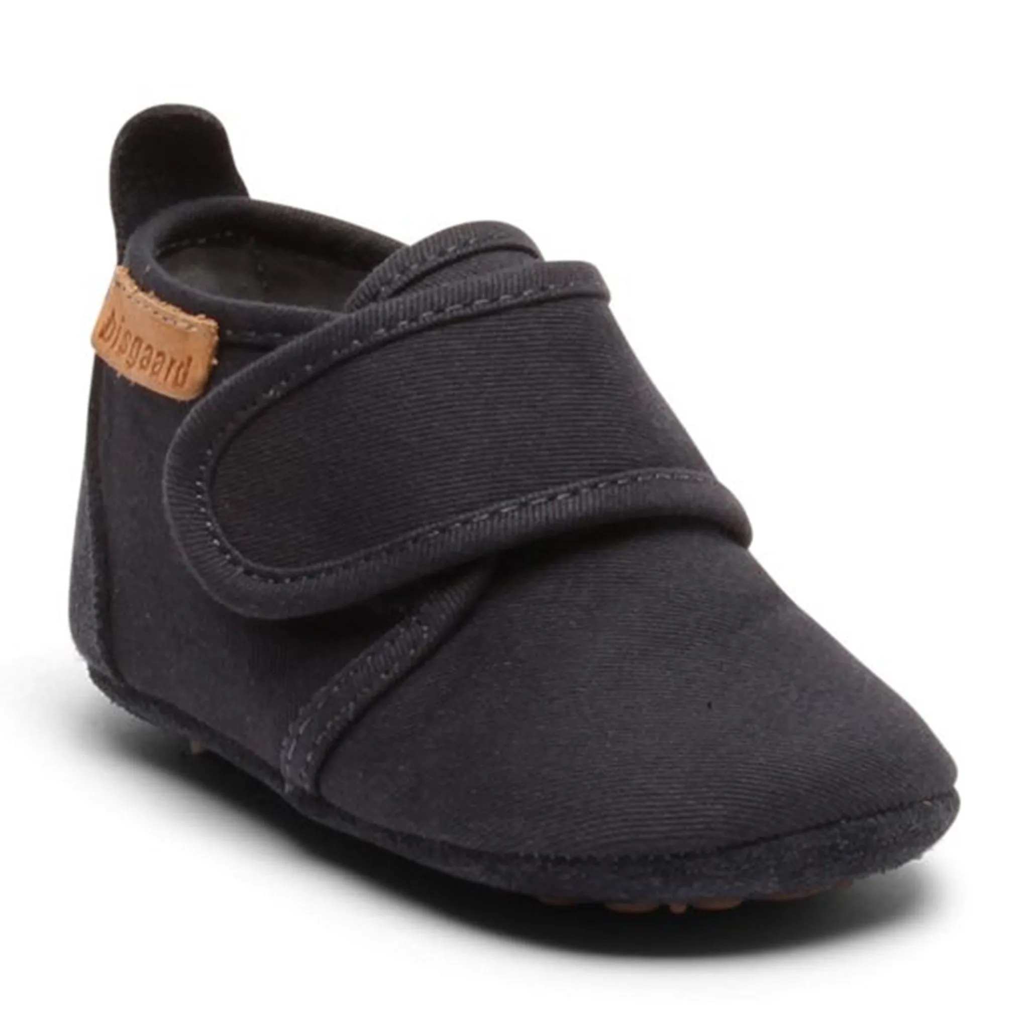 Bisgaard Indoor Shoes Cotton Velcro Navy
