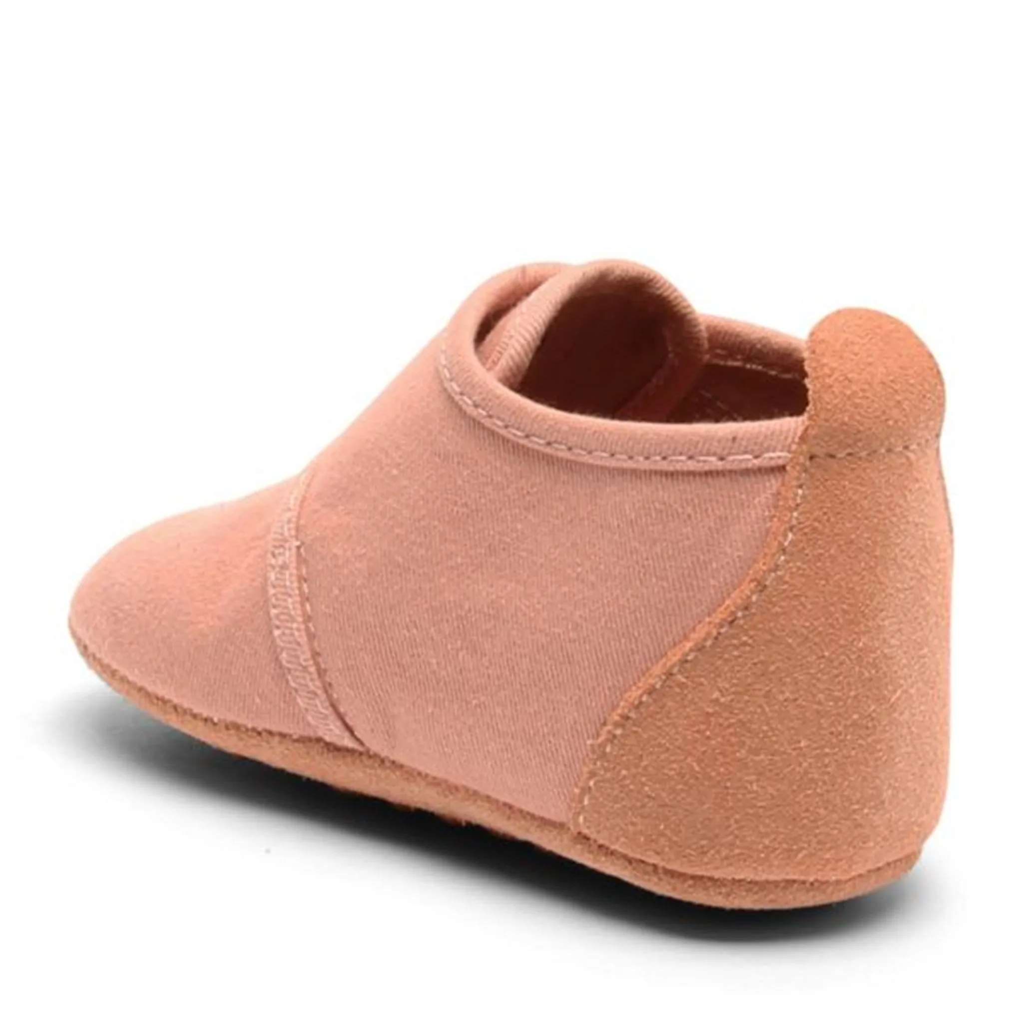Bisgaard Indoor Shoes Cotton Velcro Nude