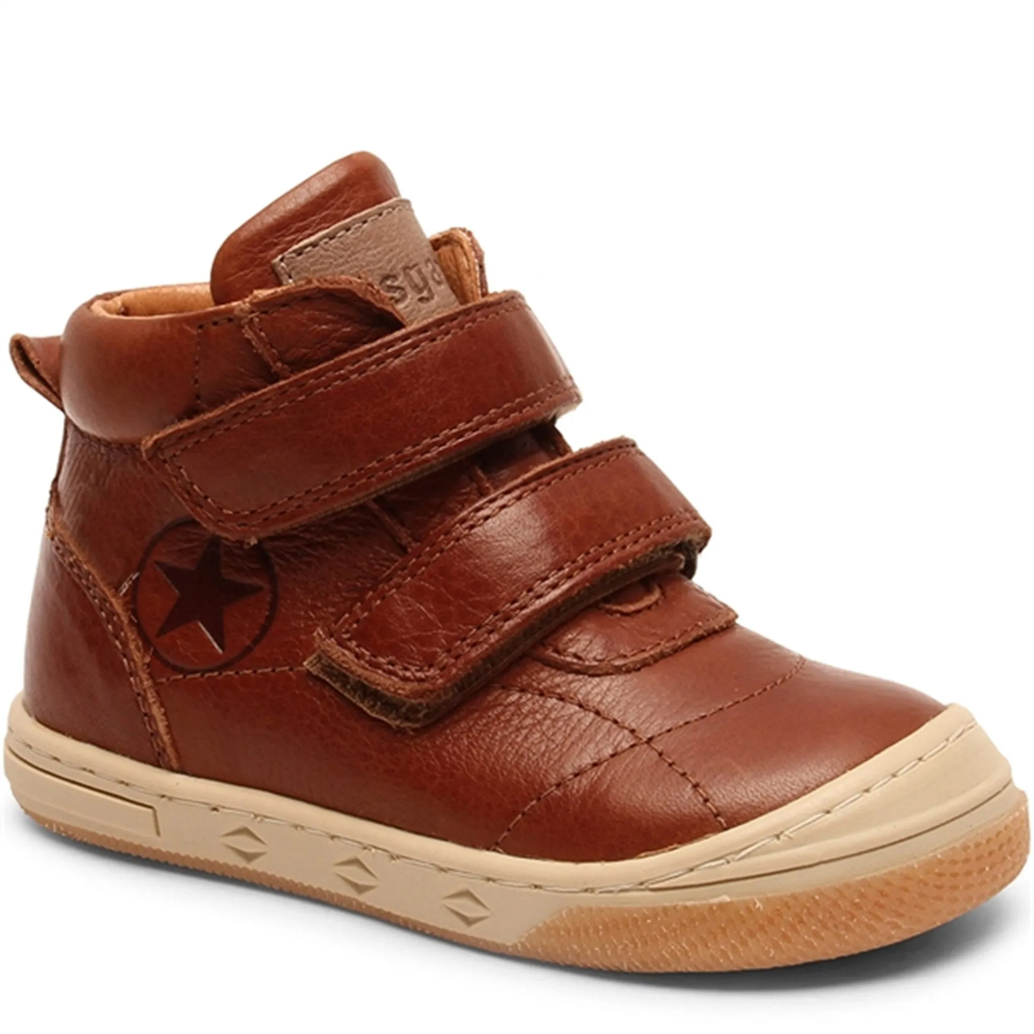 Bisgaard Juno Velcro Shoes Cognac