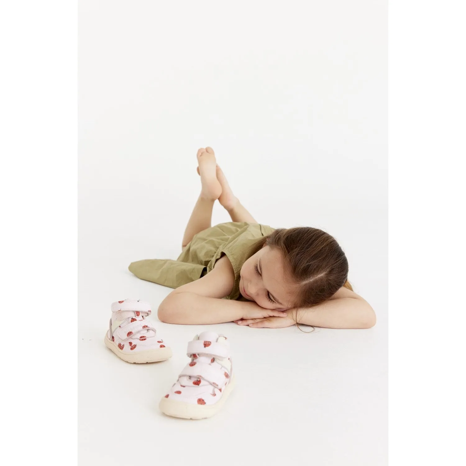 Bisgaard Lady Bugs Barefoot Becky First Step Shoe