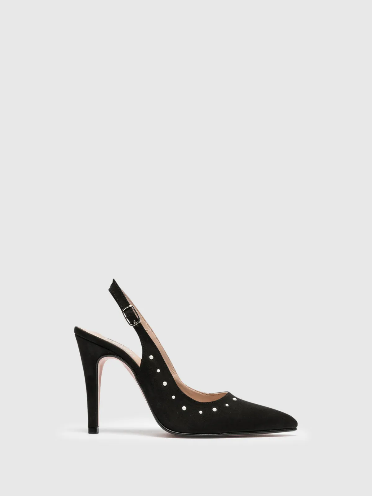 Black Sling-Back Pumps Shoes