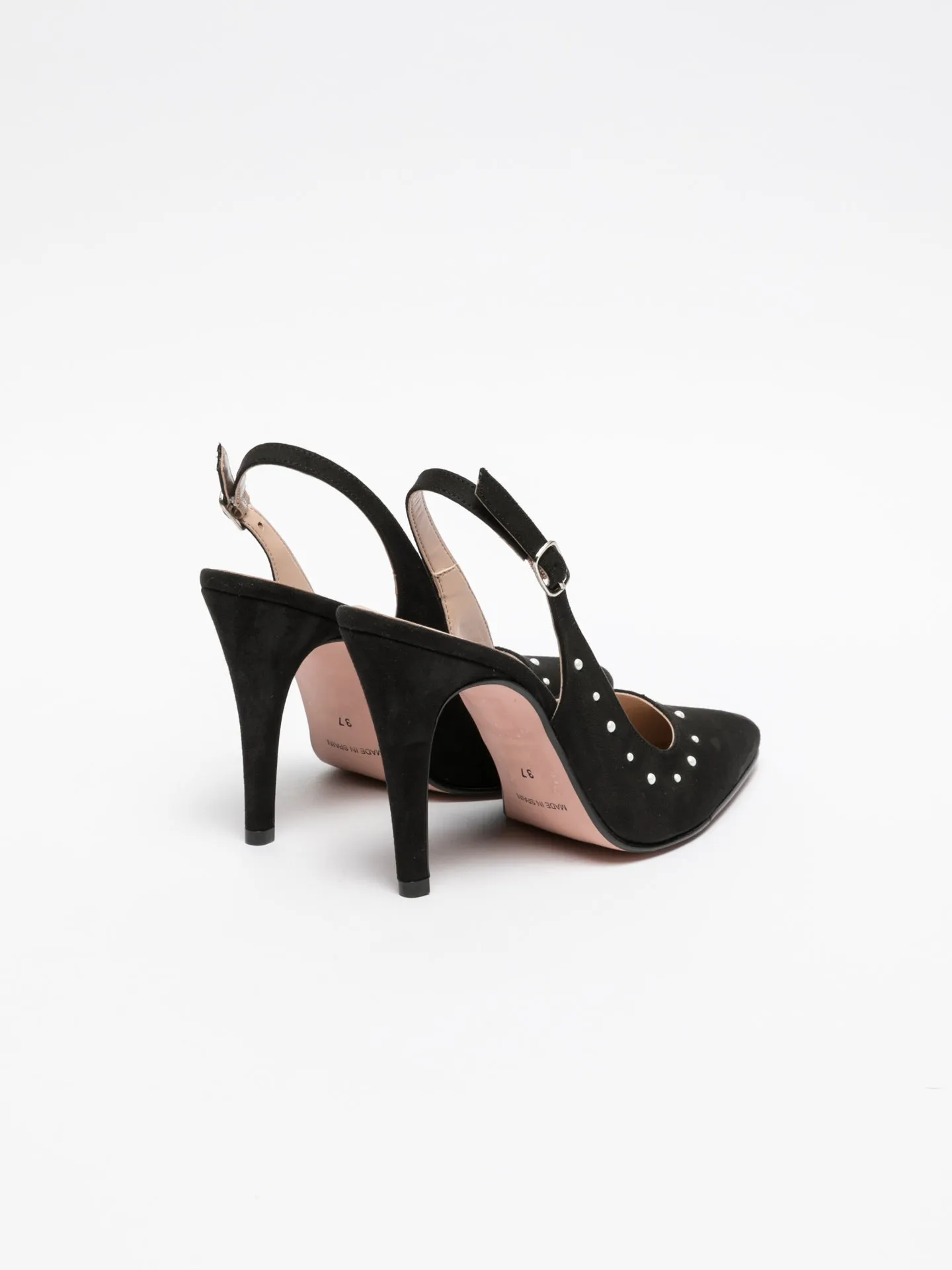 Black Sling-Back Pumps Shoes