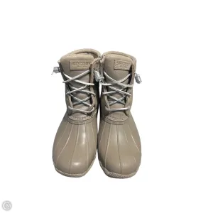Boots Ankle Flats By Sperry In Tan, Size: 8.5