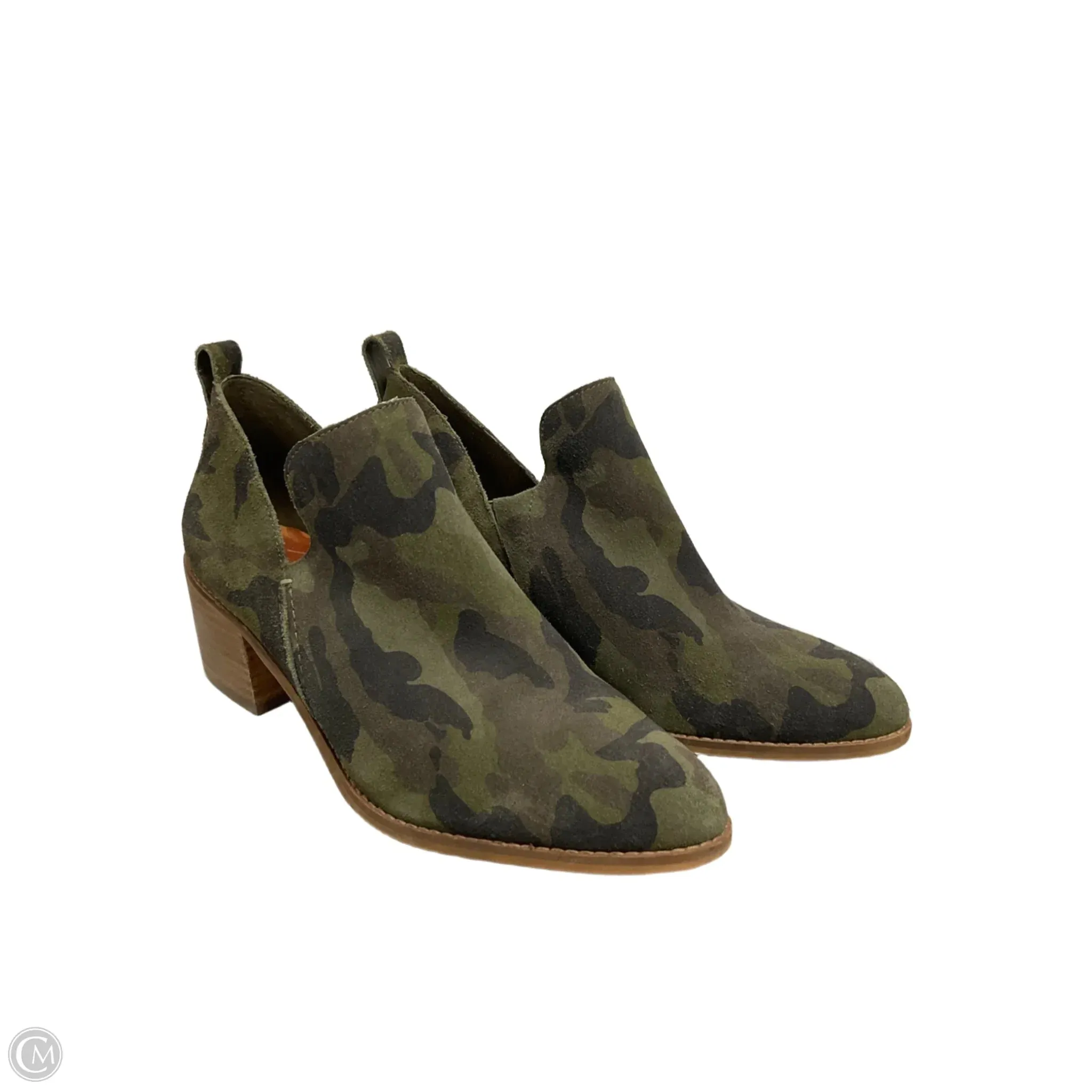 Boots Ankle Heels By 1.state In Camouflage Print, Size: 9