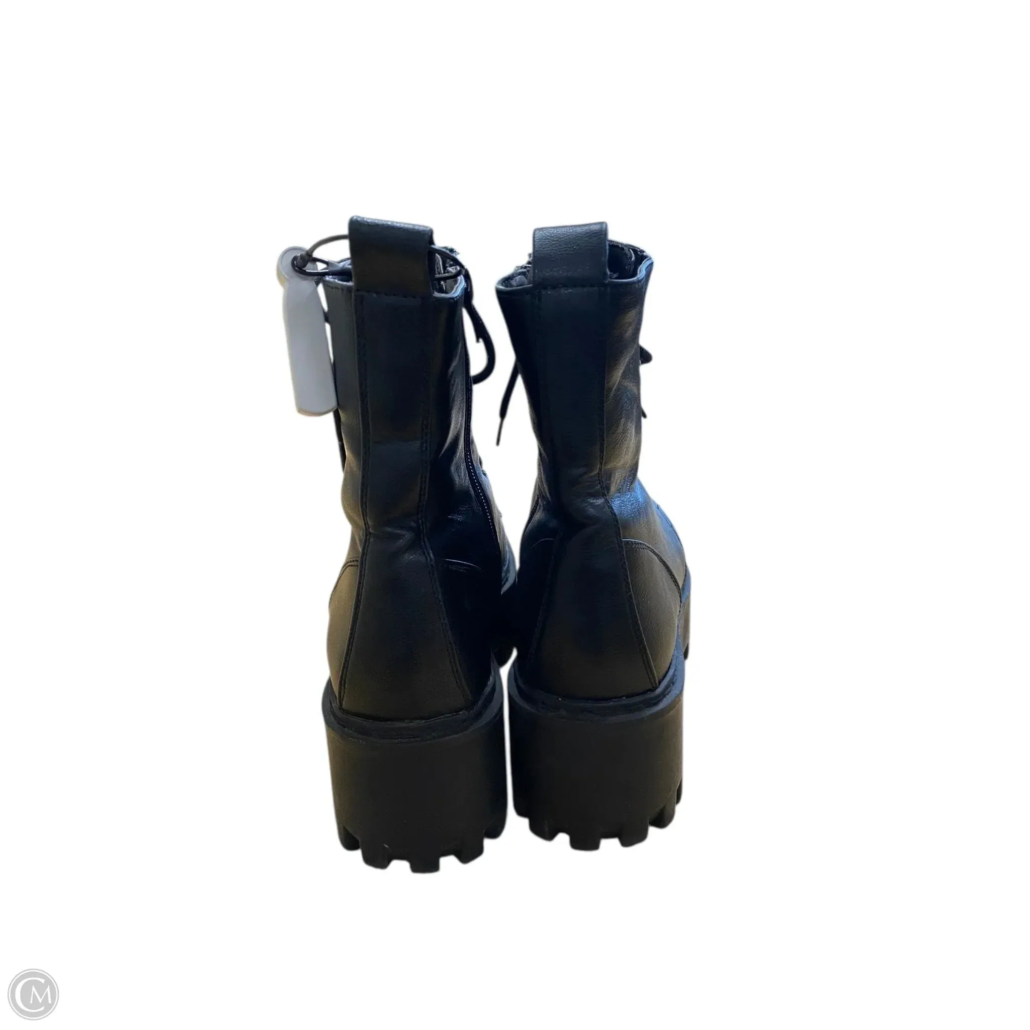 Boots Combat By Bamboo In Black, Size: 6.5