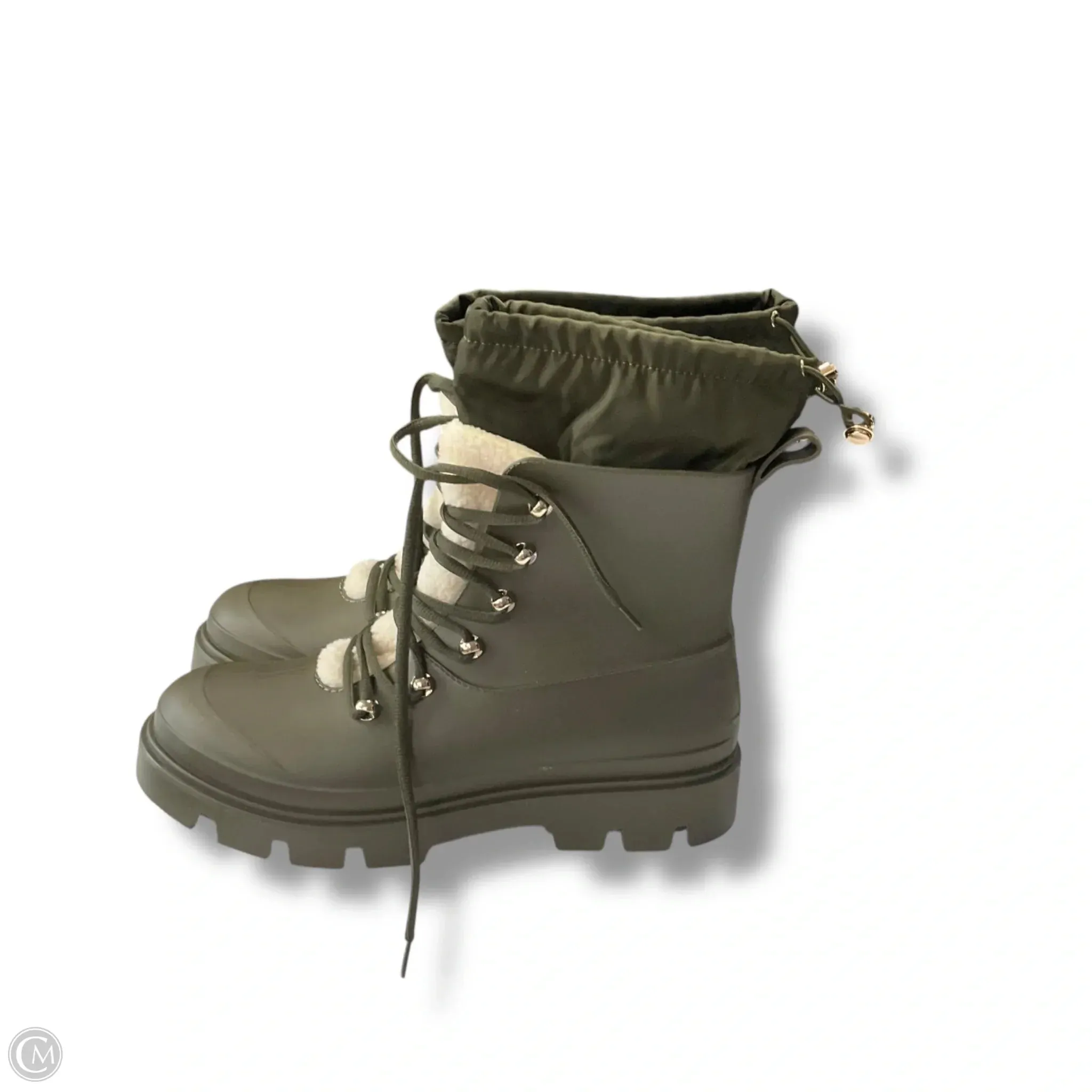 Boots Combat By Marc Fisher In Green, Size: 10