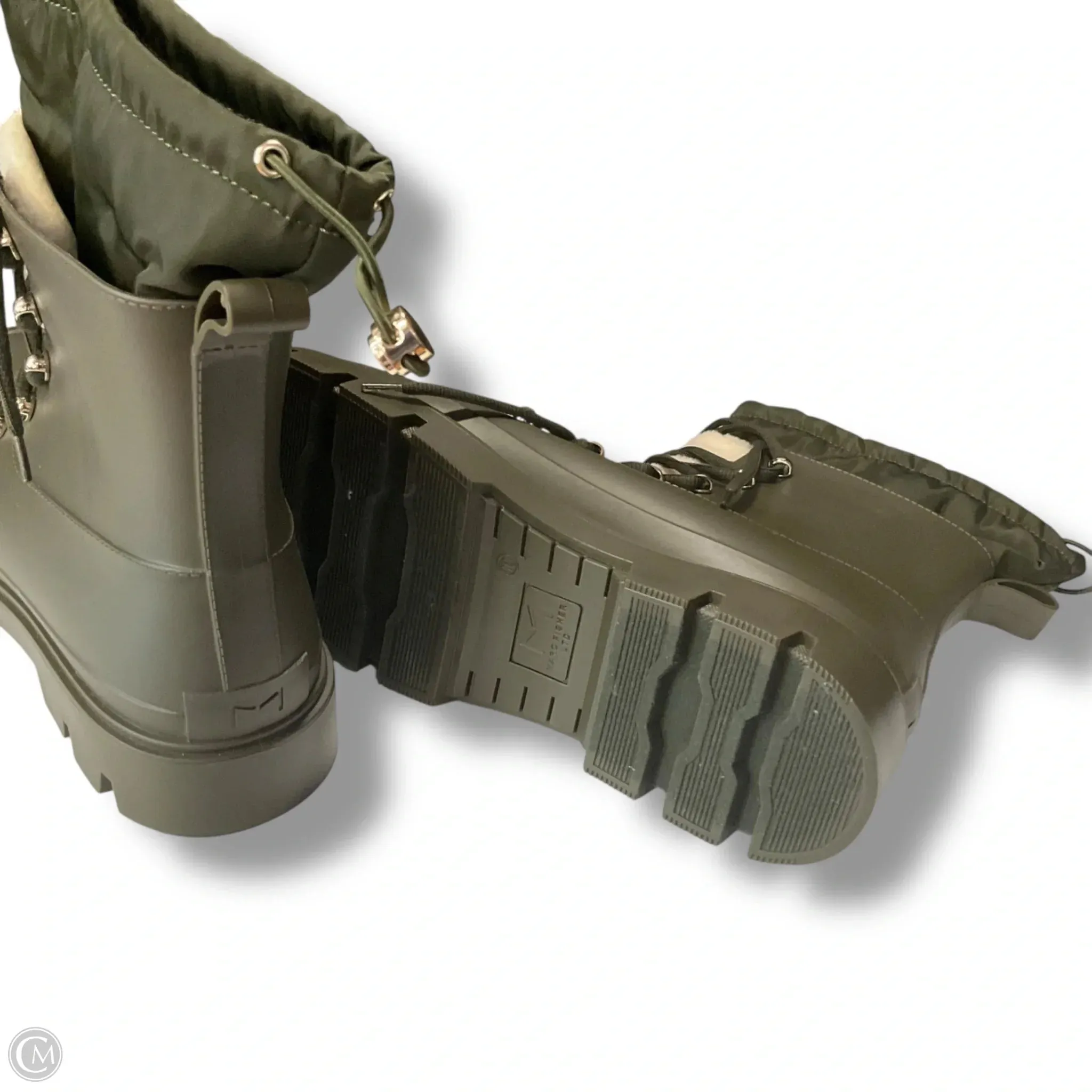 Boots Combat By Marc Fisher In Green, Size: 10