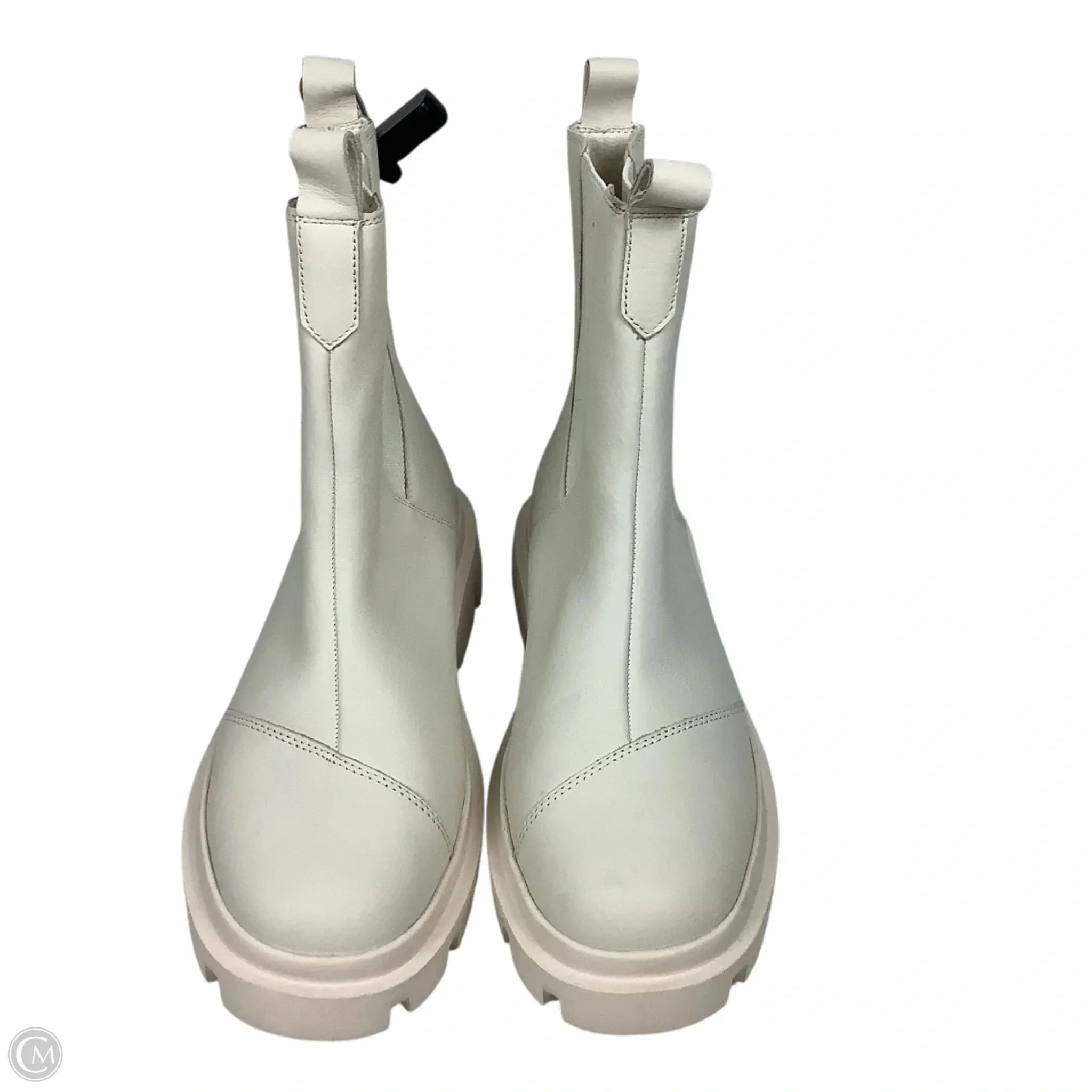 Boots Combat By Toms In White, Size: 9.5