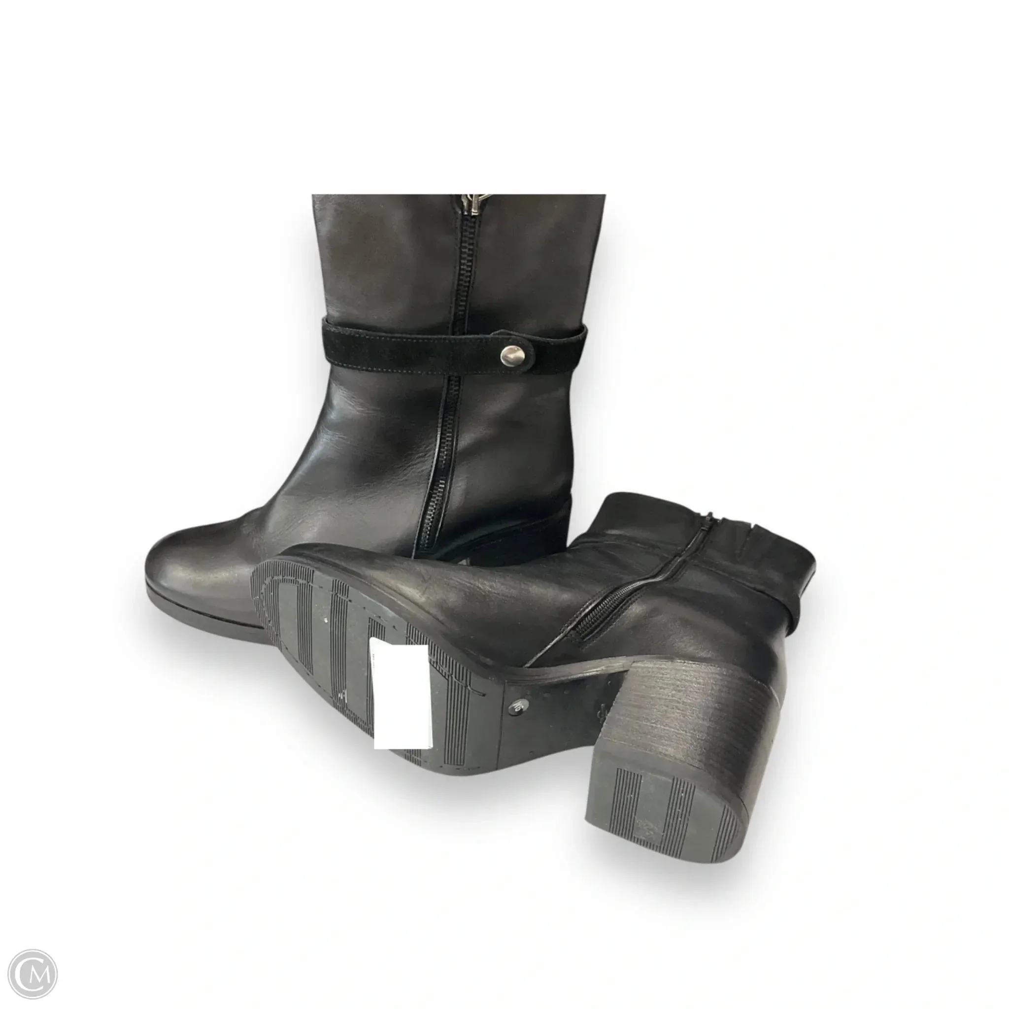 Boots Designer By Coach In Black, Size: 9