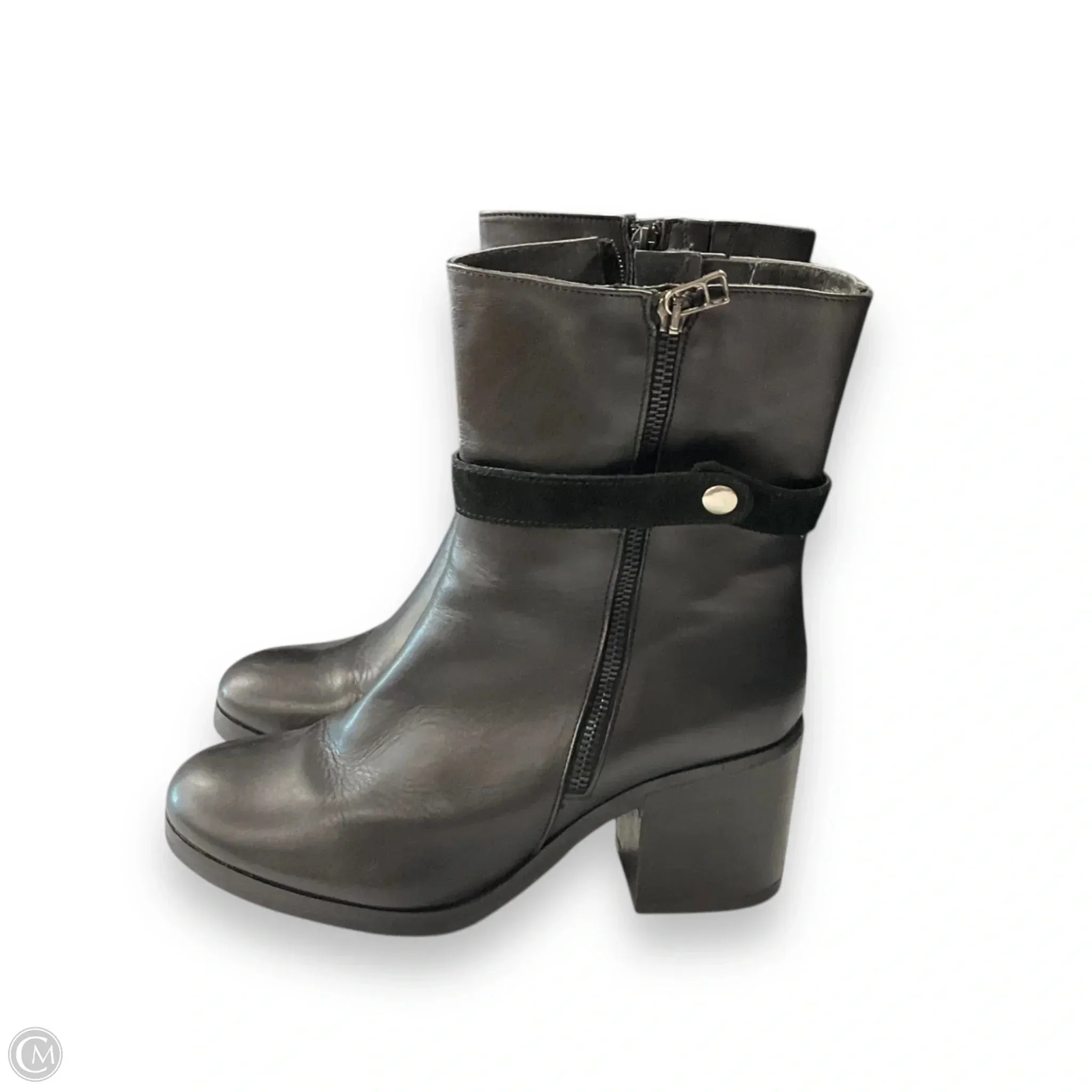 Boots Designer By Coach In Black, Size: 9