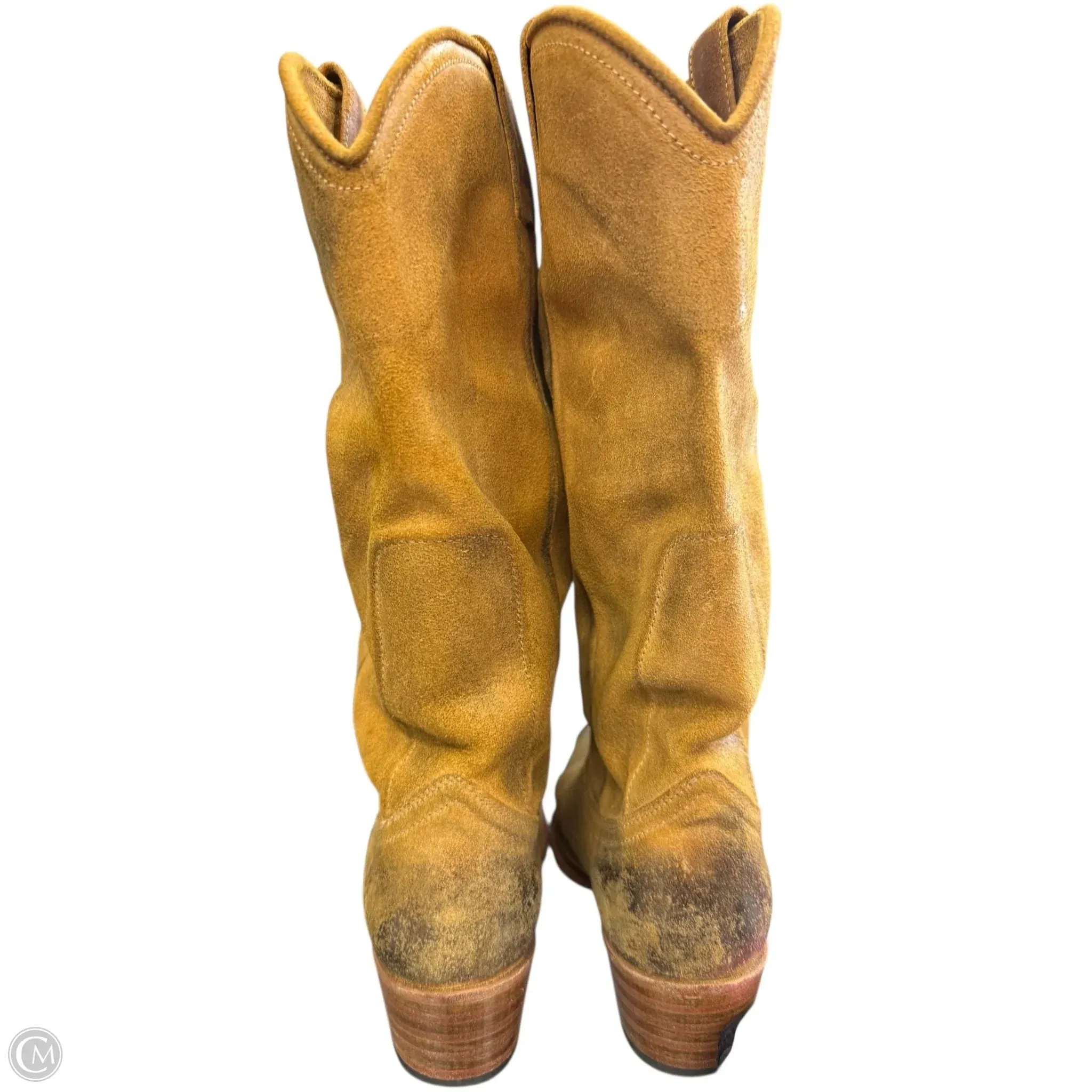 Boots Designer By Frye In Tan, Size: 8