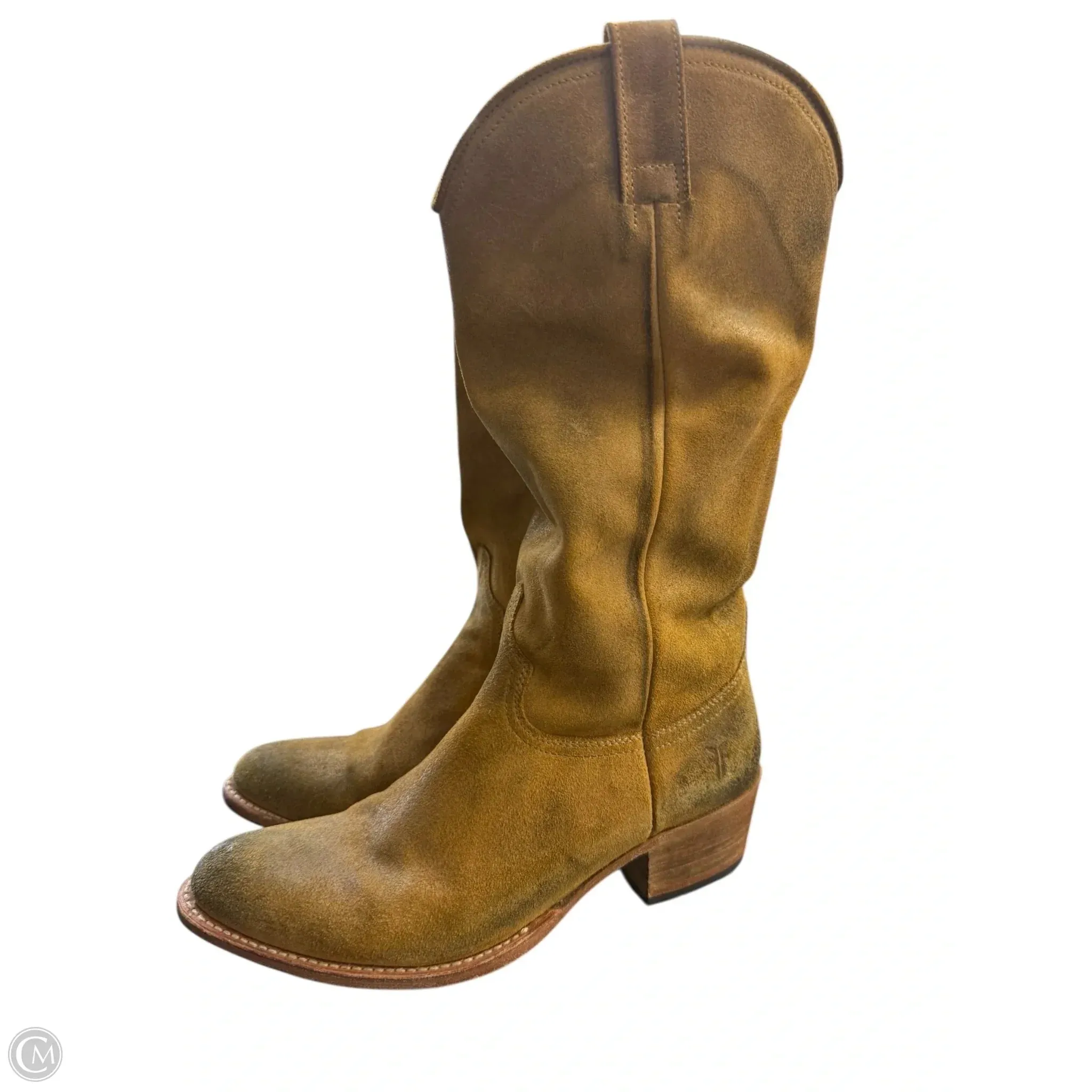 Boots Designer By Frye In Tan, Size: 8