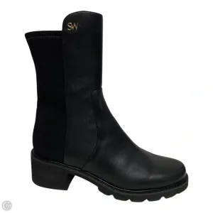 Boots Designer By Stuart Weitzman In Black, Size: 9
