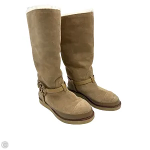 Boots Designer By Tory Burch In Tan, Size: 5