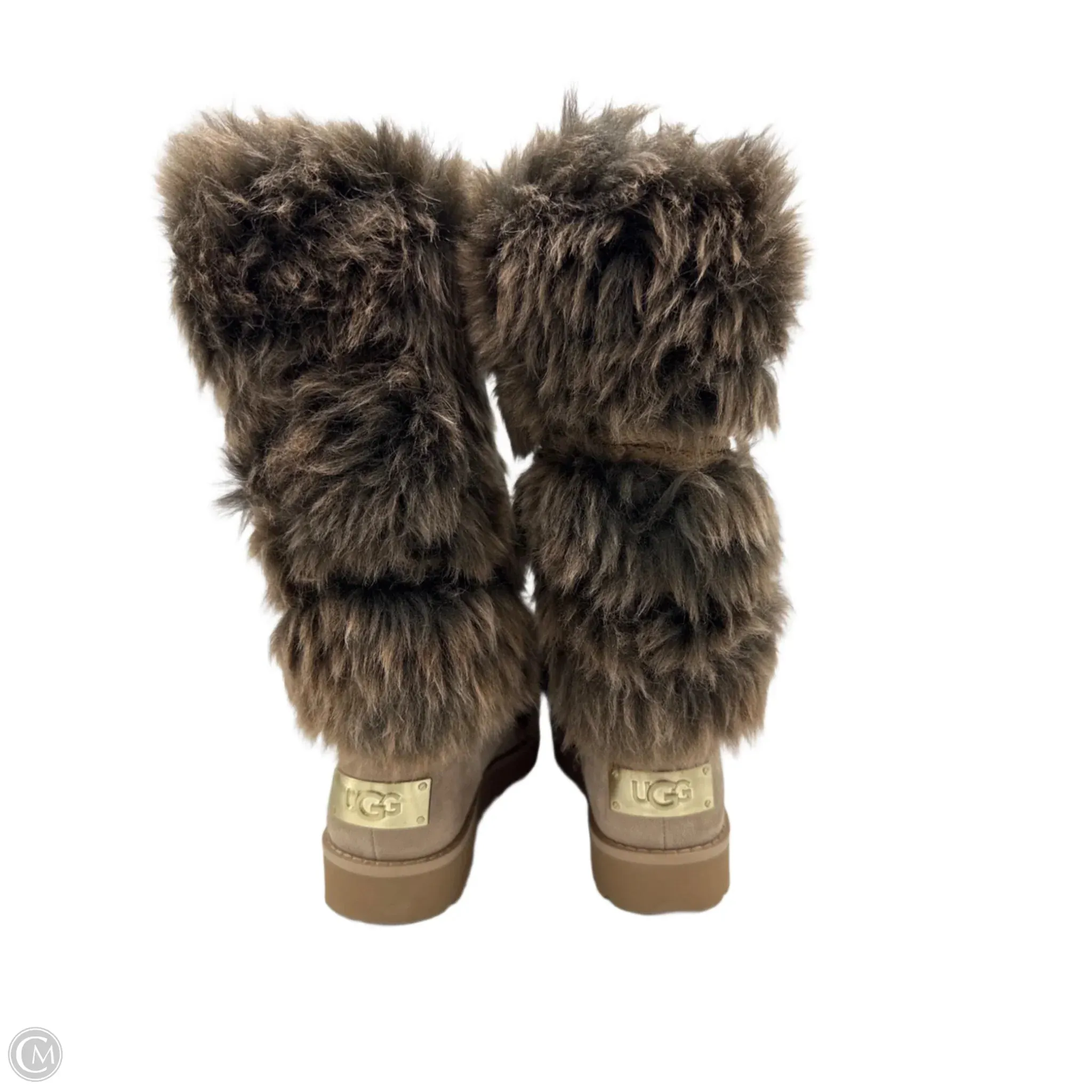 Boots Designer By UGG In Brown, Size: 6
