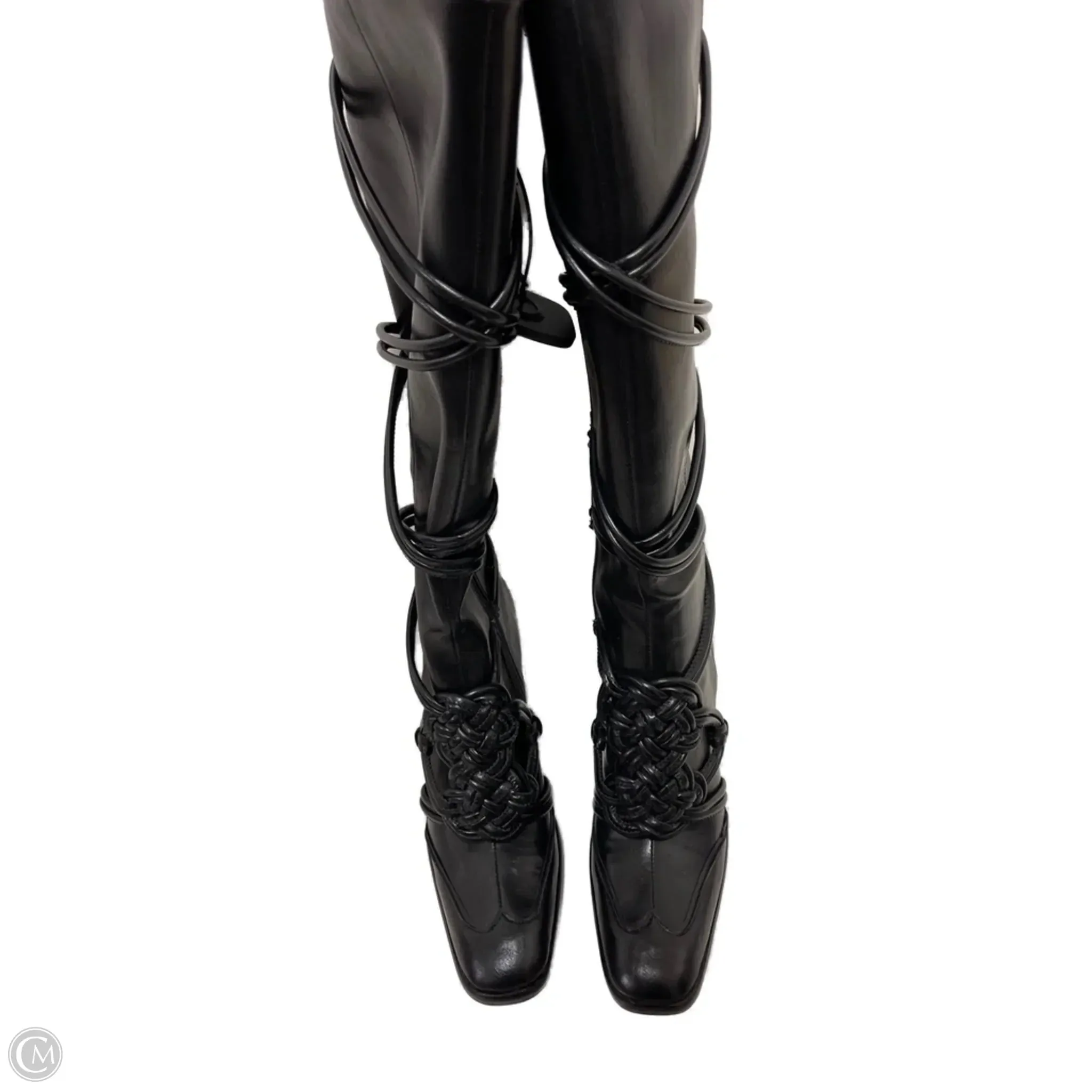 Boots Knee Heels By Jeffery Campbell In Black, Size: 8.5