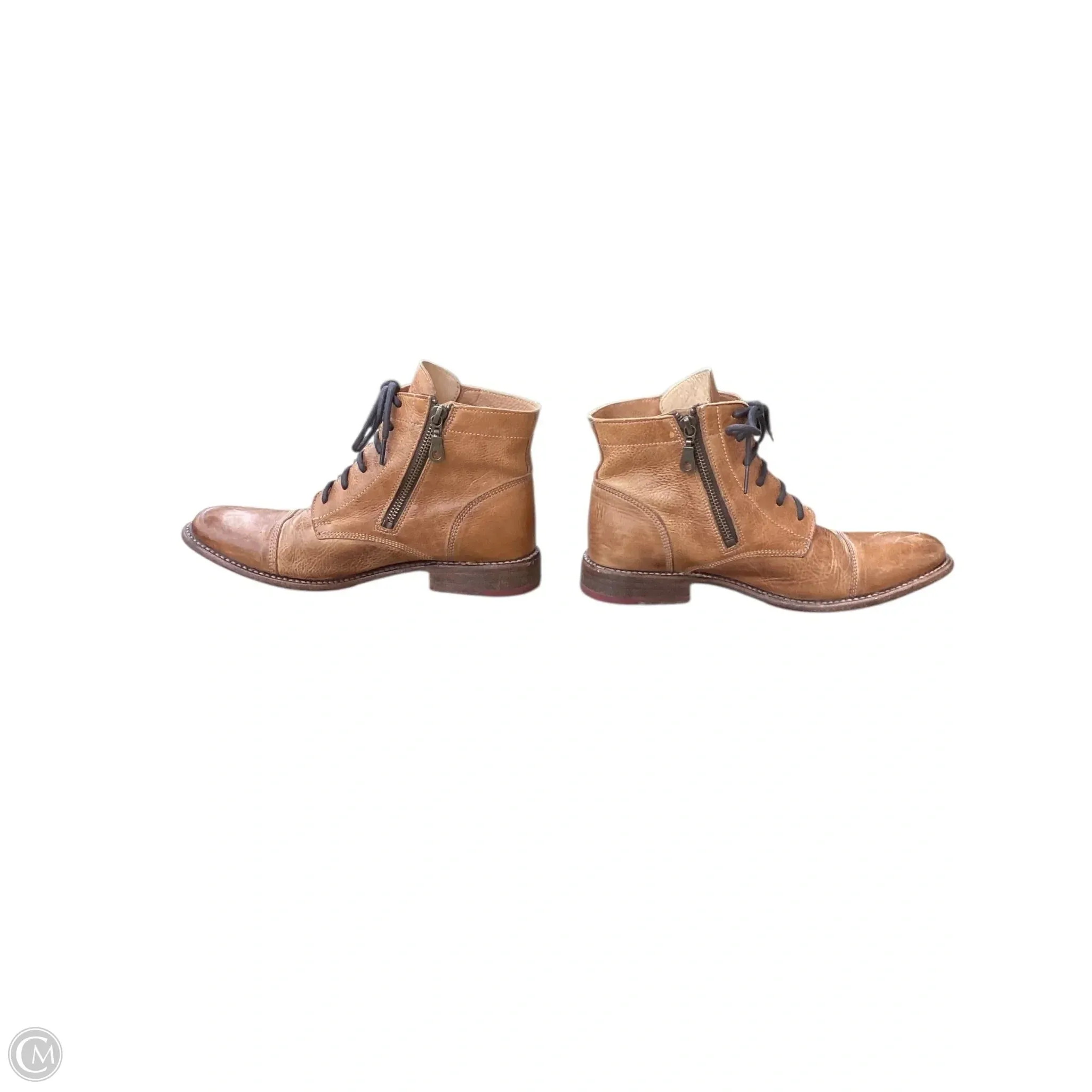 Boots Leather By Bed Stu In Tan, Size: 9