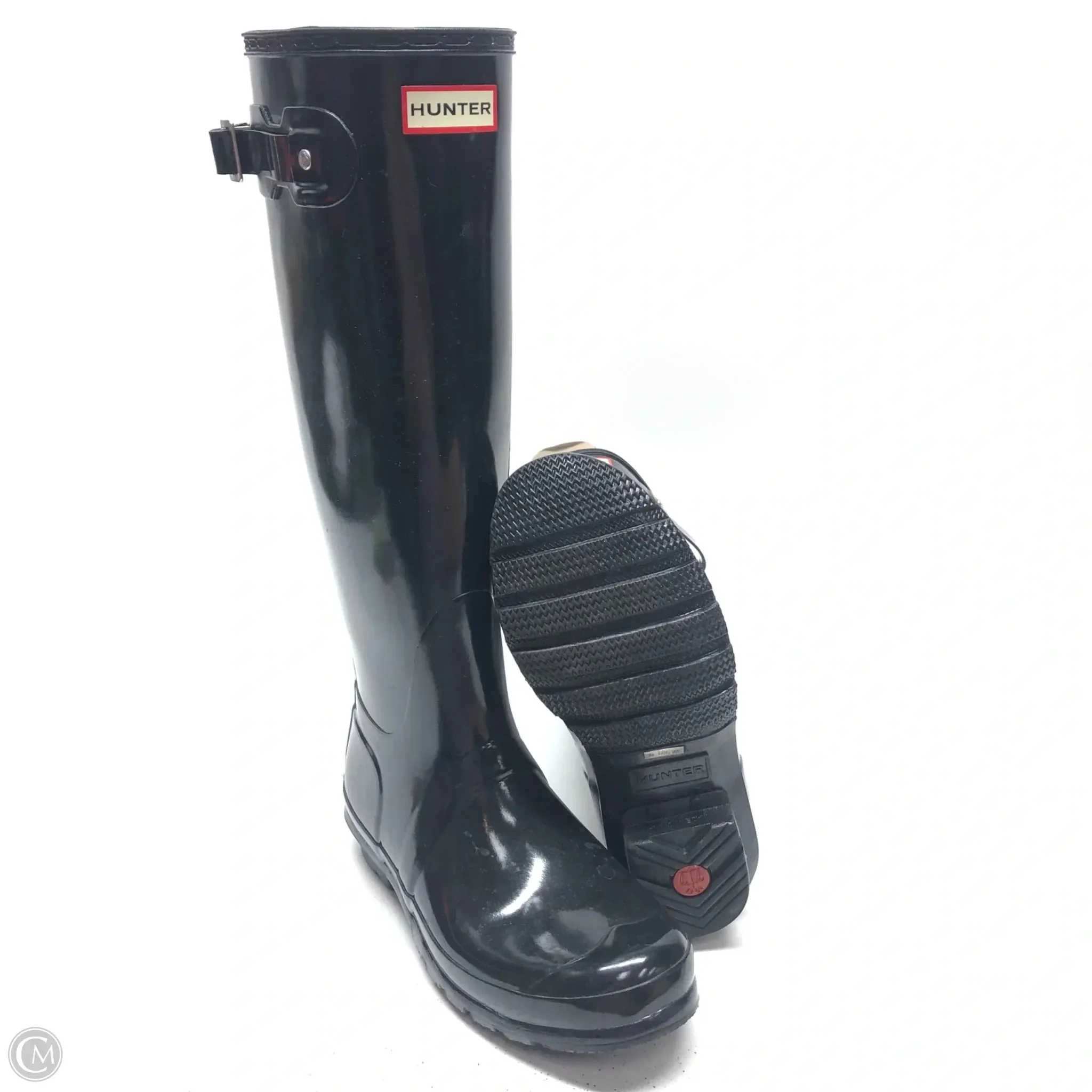 Boots Rain By Hunter In Black, Size: 8