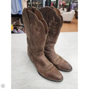 Boots Western By Ariat In Brown, Size: 10