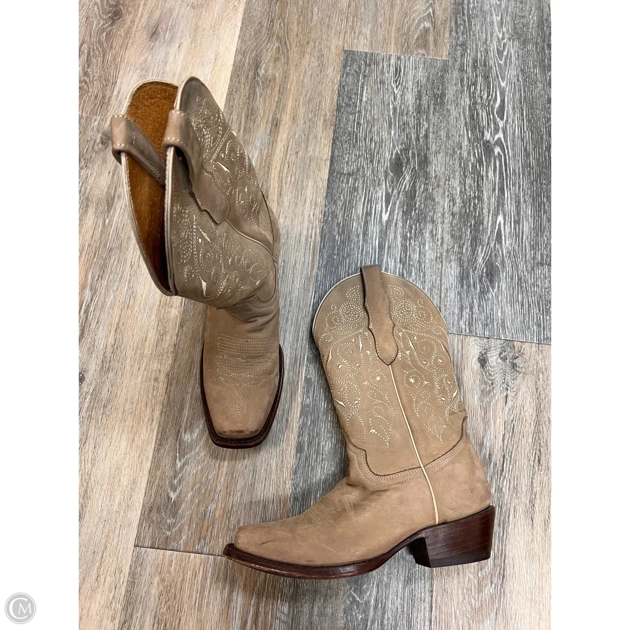 Boots Western By El General In Tan, Size: 6.5