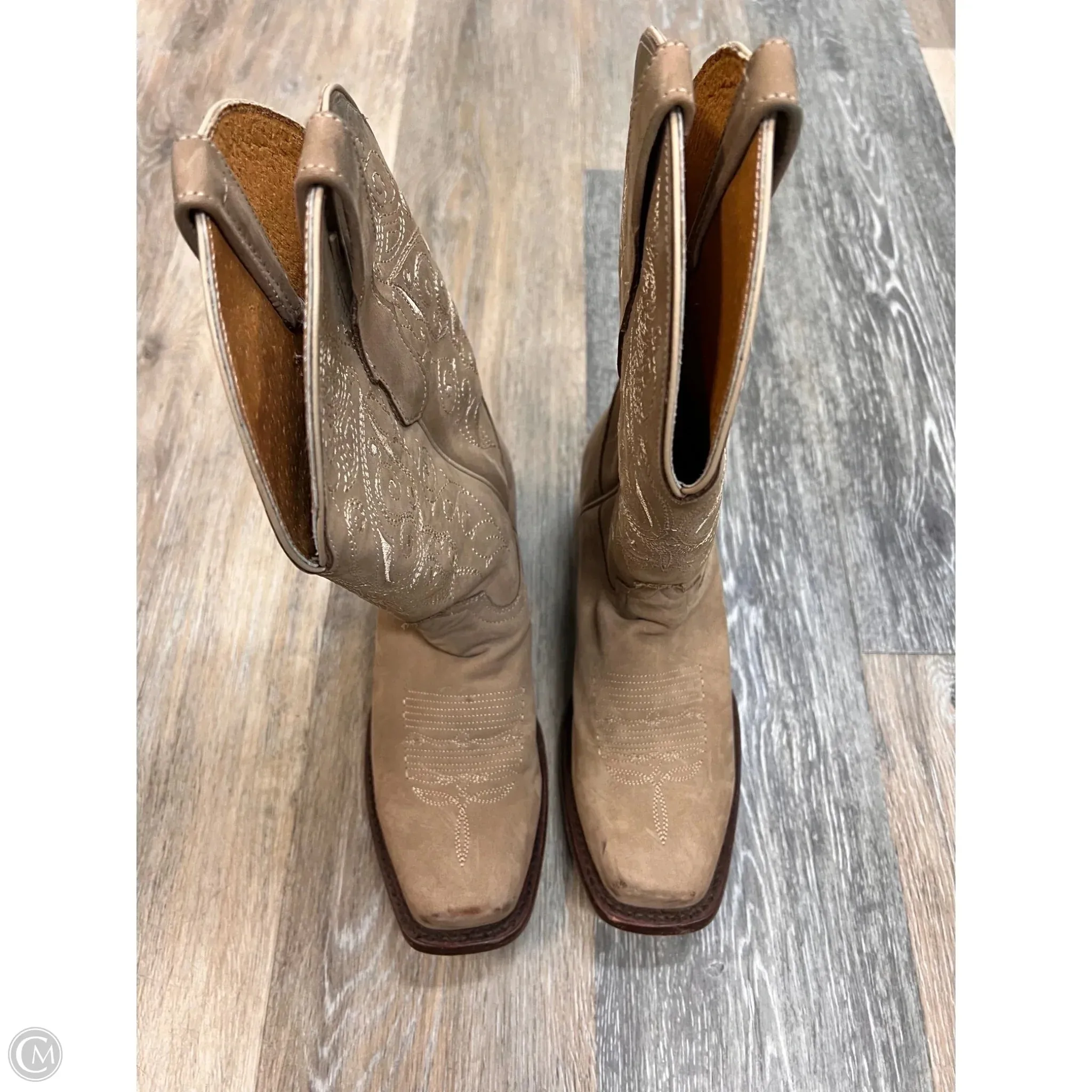 Boots Western By El General In Tan, Size: 6.5