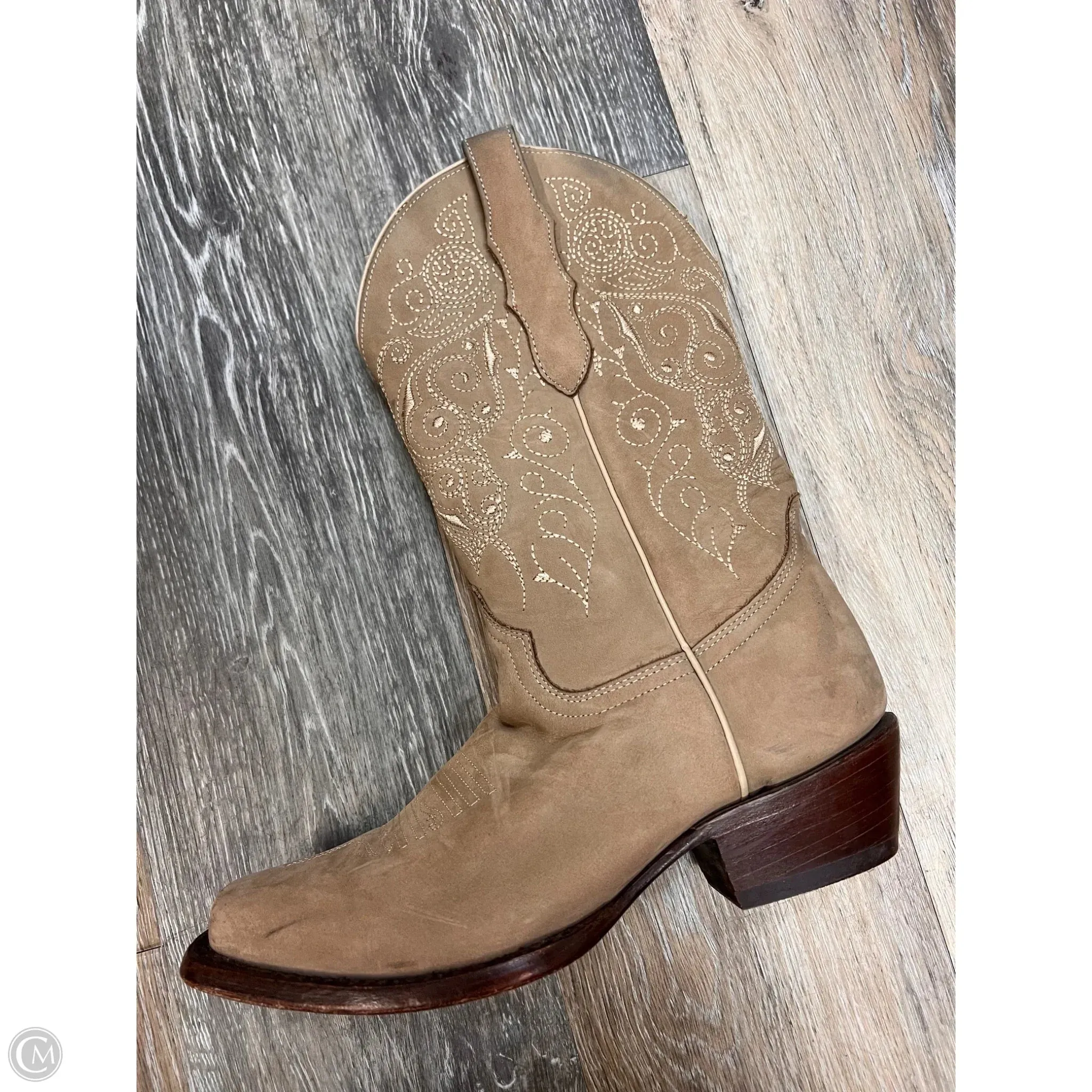 Boots Western By El General In Tan, Size: 6.5