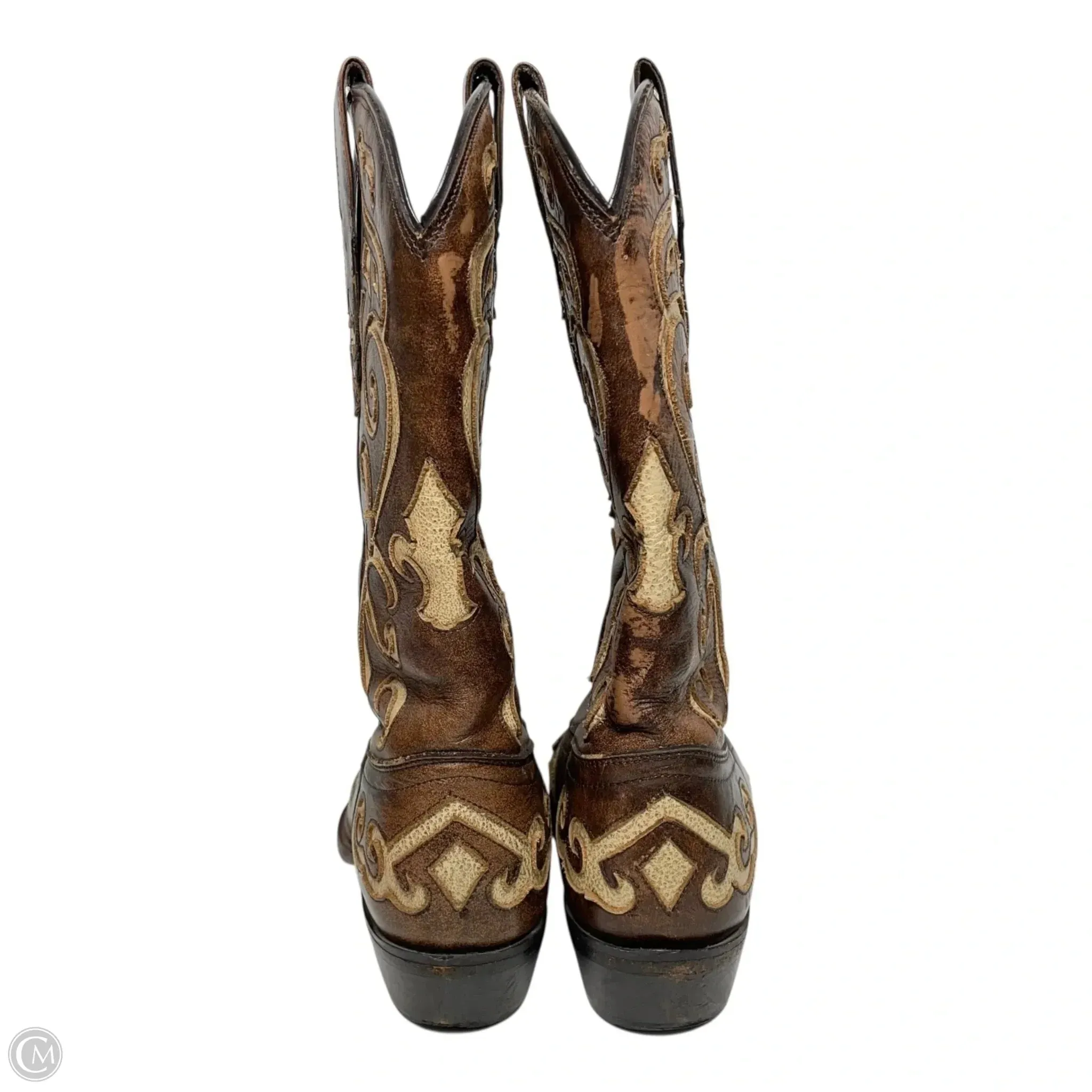 Boots Western By Tony Lama In Brown, Size: 8