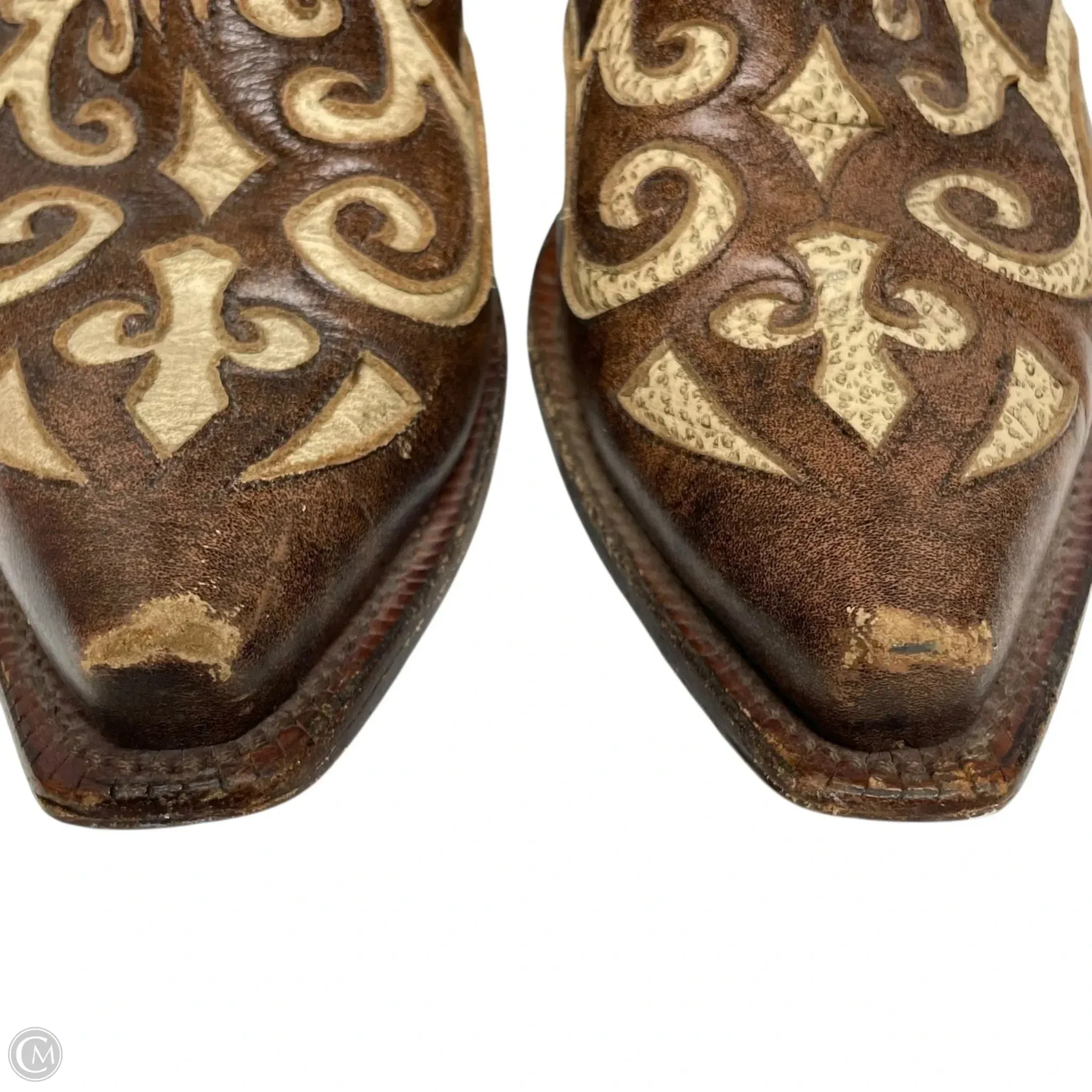 Boots Western By Tony Lama In Brown, Size: 8