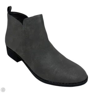 Cadee Boots Ankle Flats By Sun   Stone In Grey, Size: 10.5