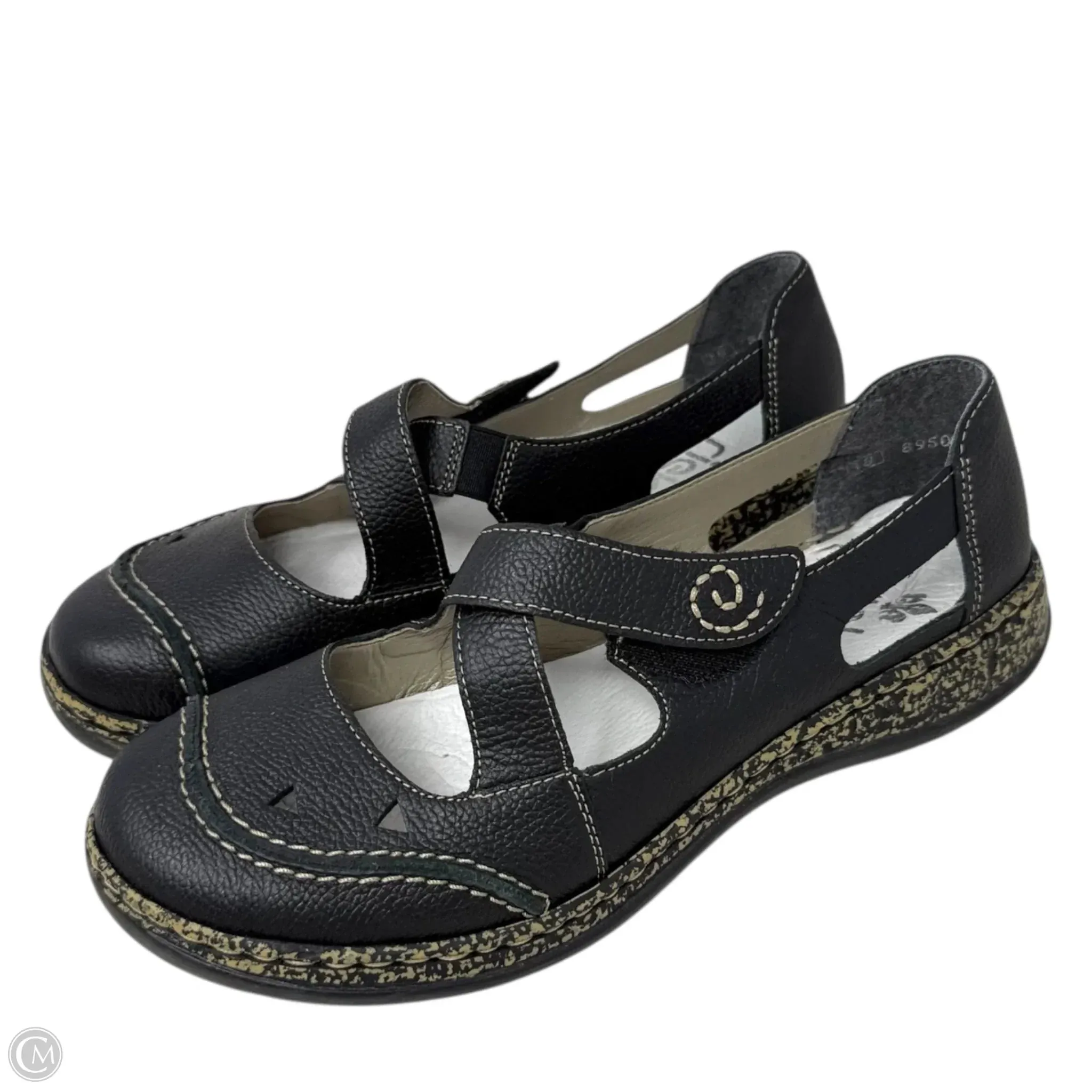 Daisy Mary Janes By Riekers In Black, Size: 7
