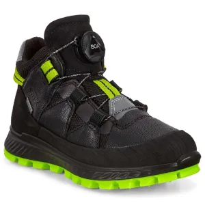 Ecco Exostrike Kids Boots Black Green