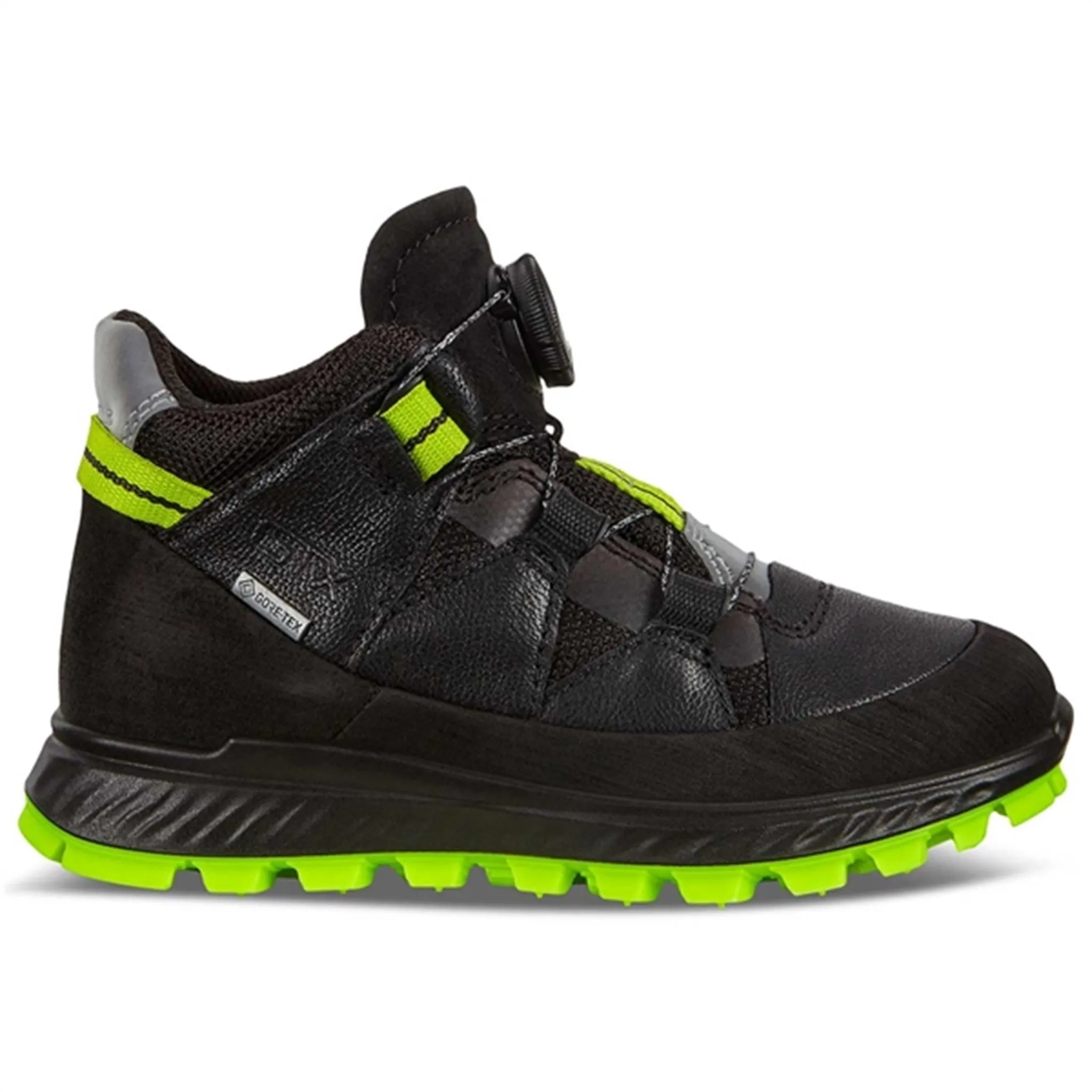 Ecco Exostrike Kids Boots Black Green