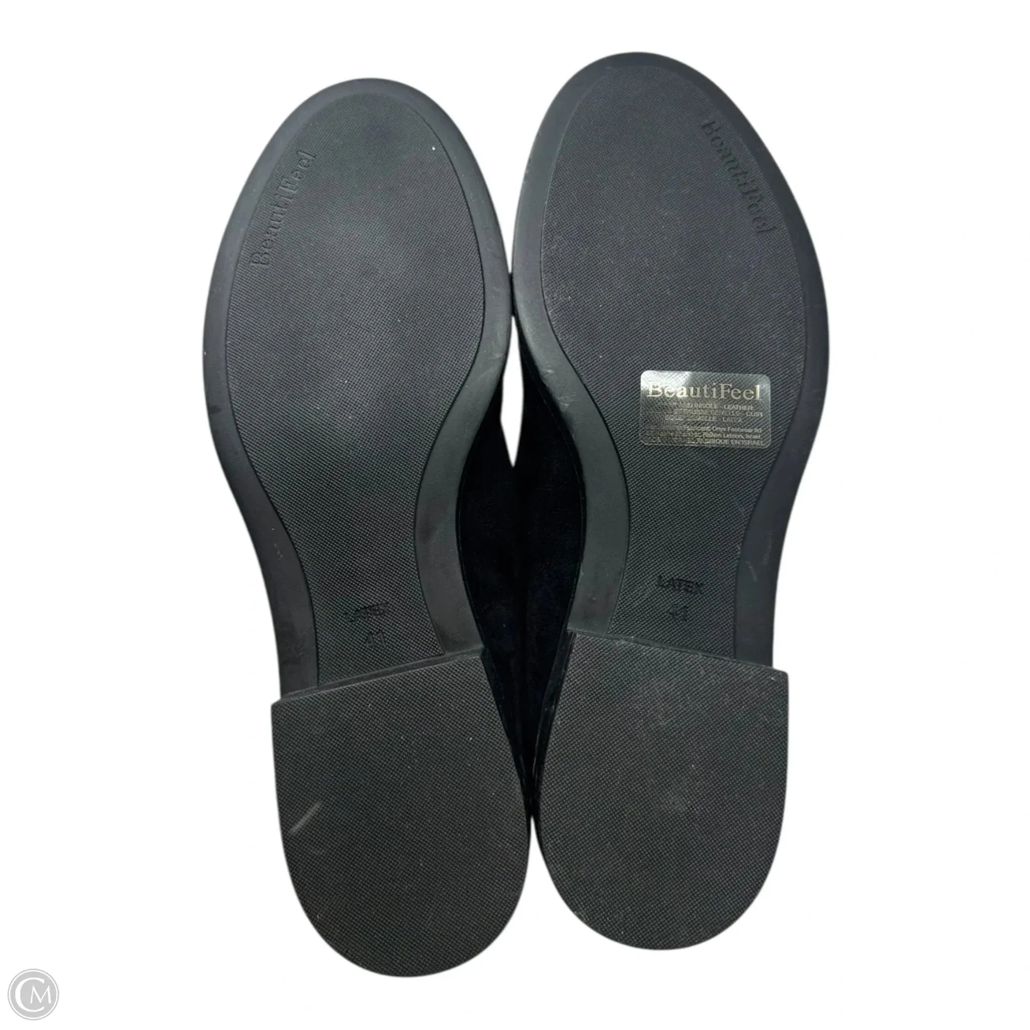 Elsie Kiltie Loafer Shoes Flats By Beautifeel In Black, Size: 11