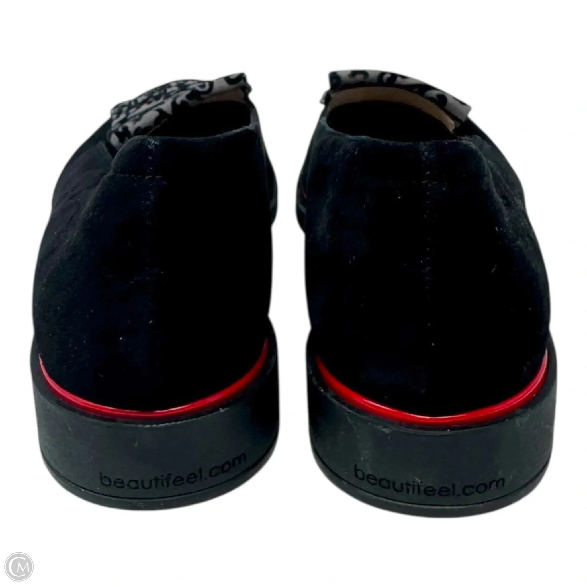 Elsie Kiltie Loafer Shoes Flats By Beautifeel In Black, Size: 11