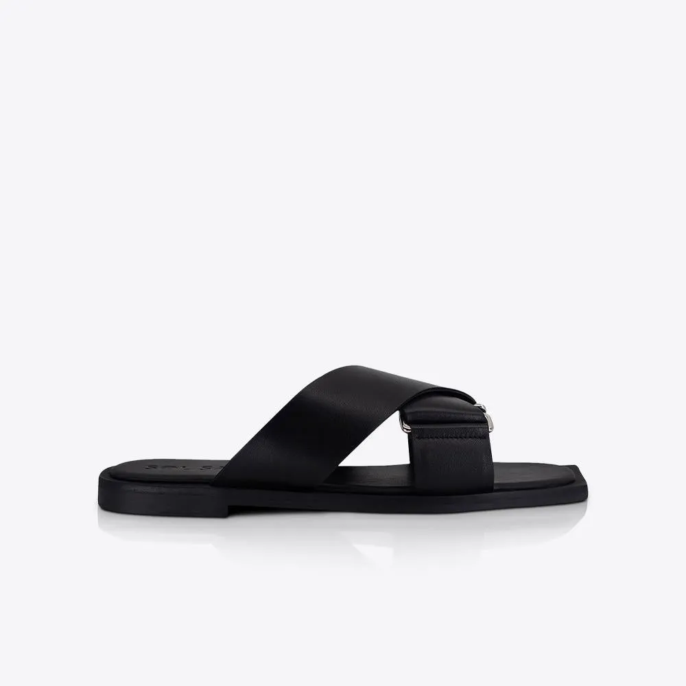 Elsie Slide Black SOL SANA