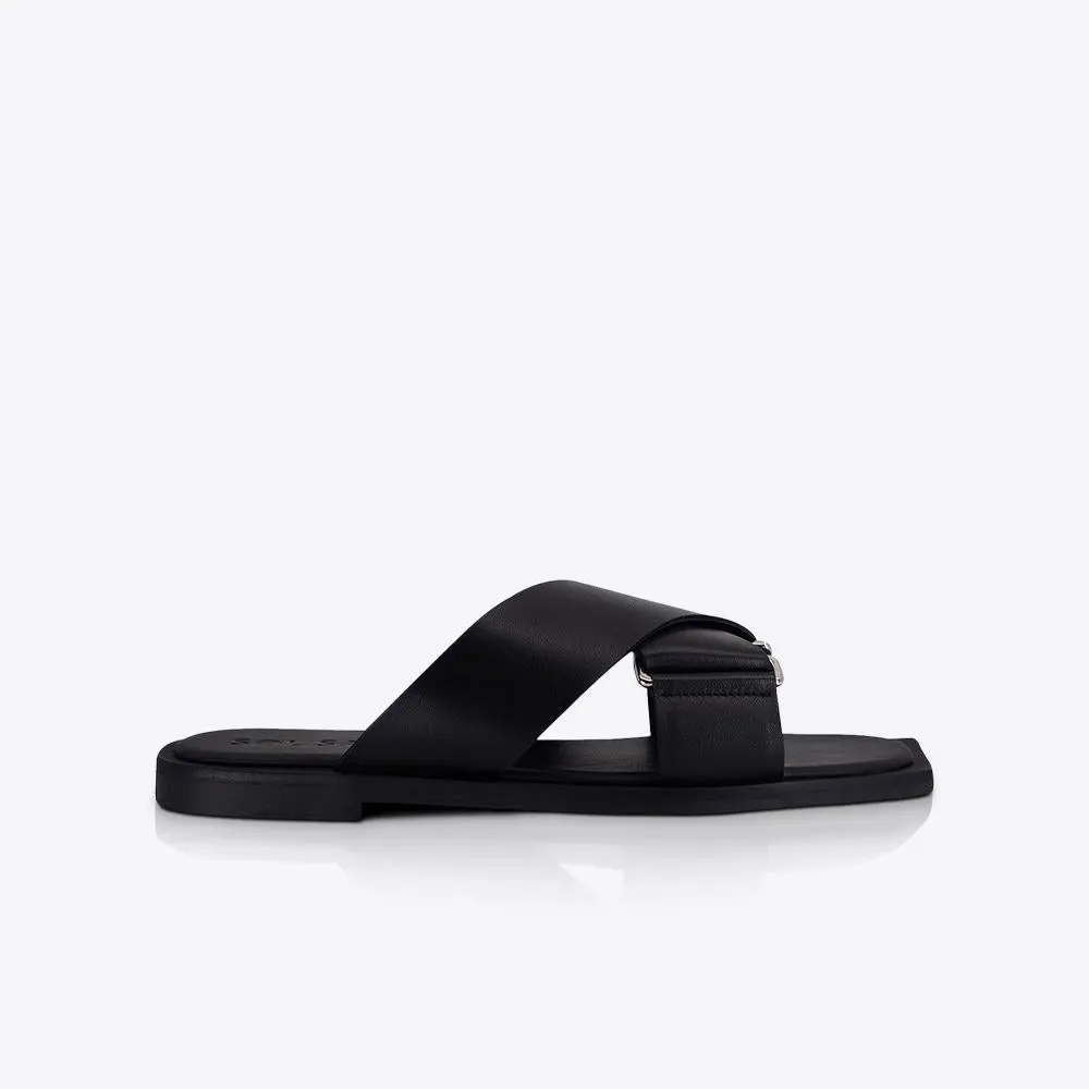 Elsie Slide Black SOL SANA