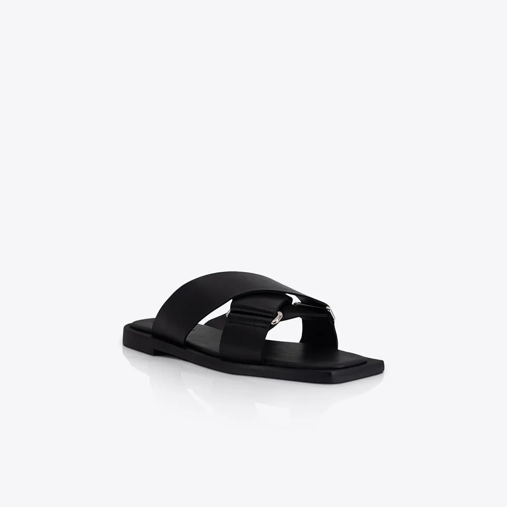 Elsie Slide Black SOL SANA