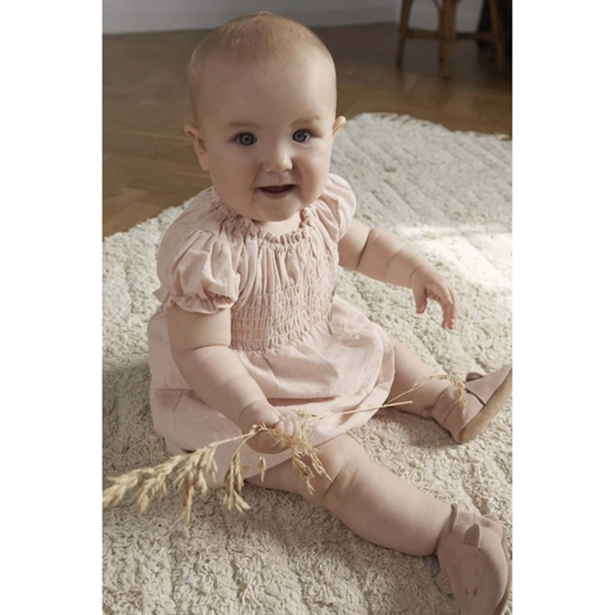 En Fant Slippers Animal Suede Misty Rose