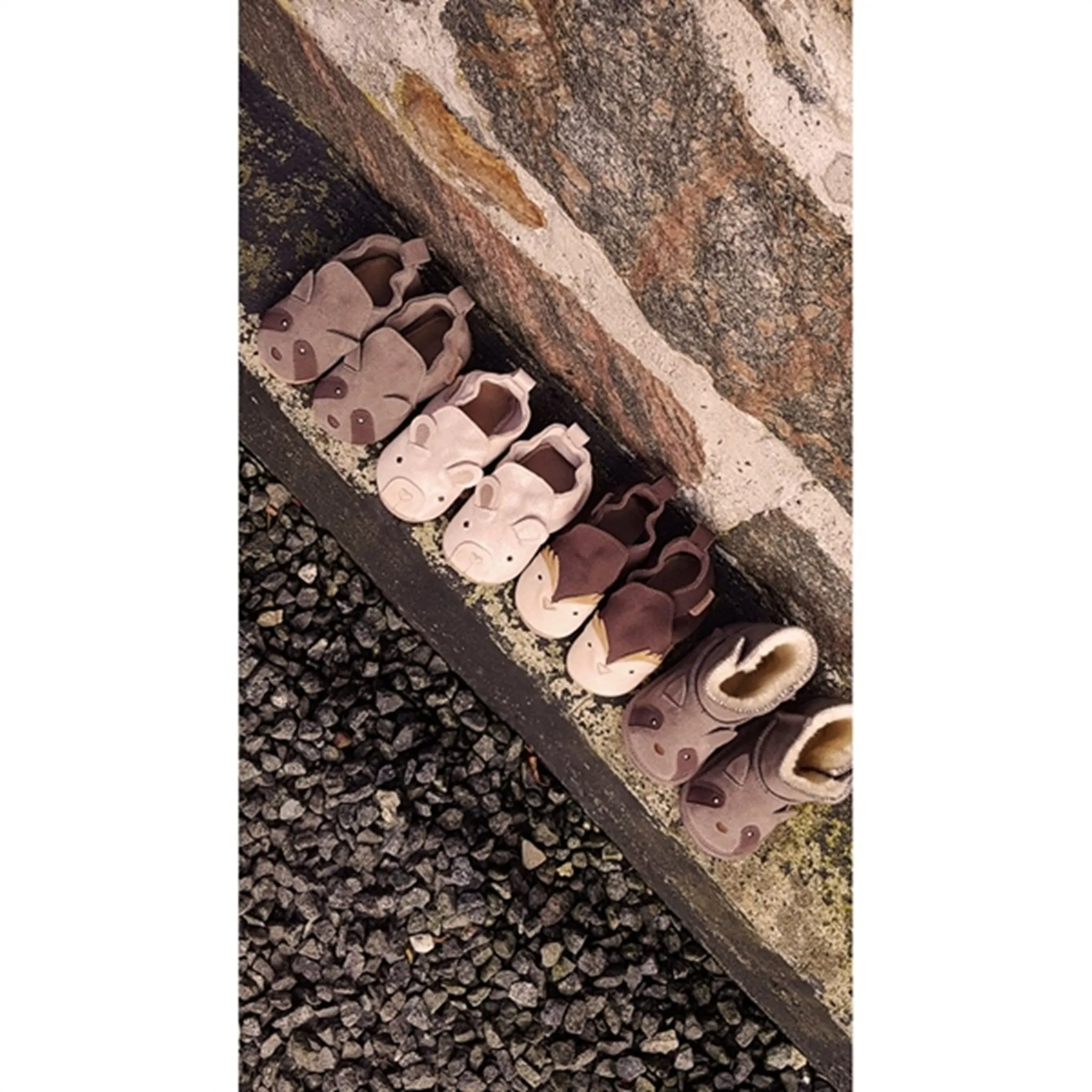 En Fant Slippers Ruskind Coffee Bean