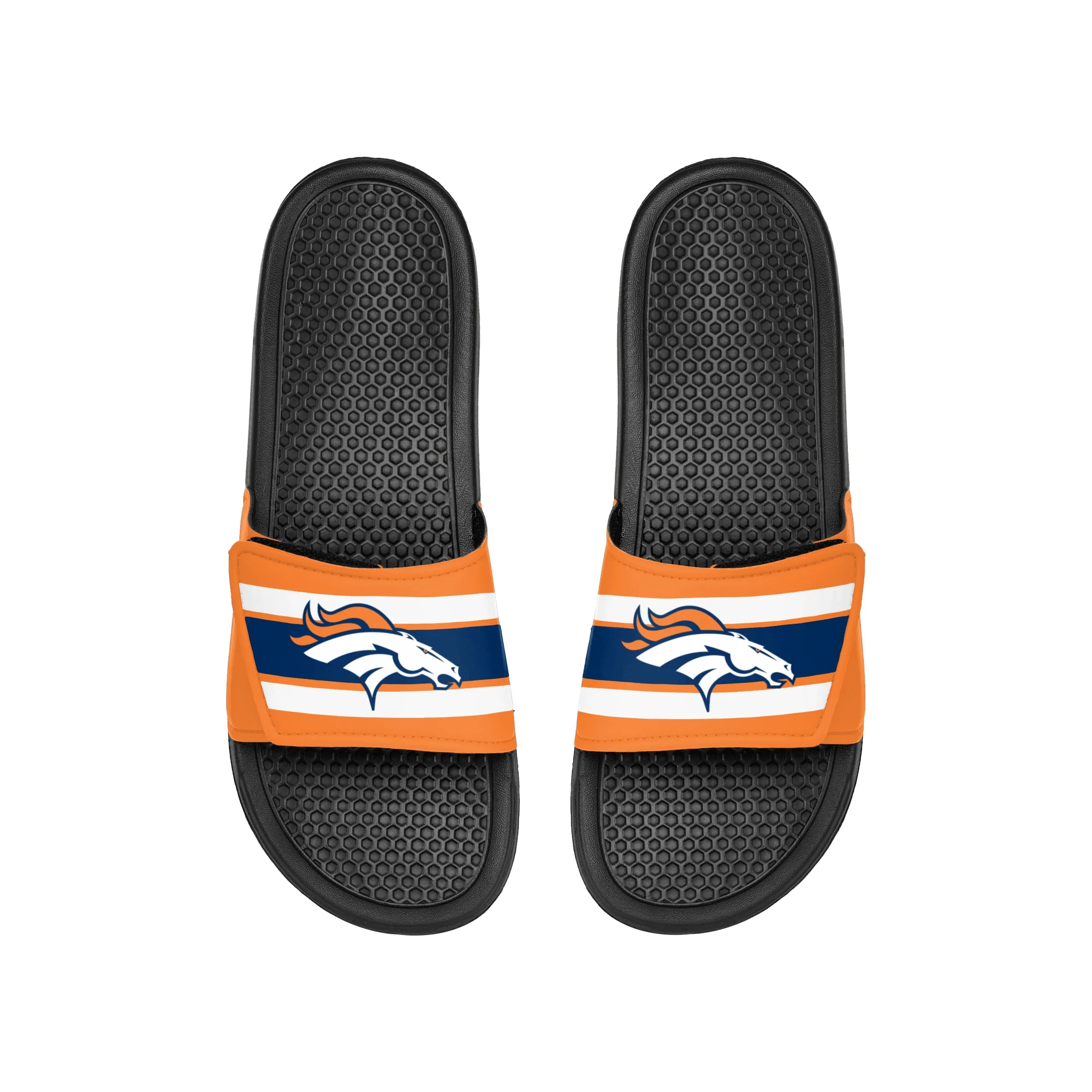 FOCO NFL Youth Denver Broncos Legacy Sport Slide Flip Flop Sandals